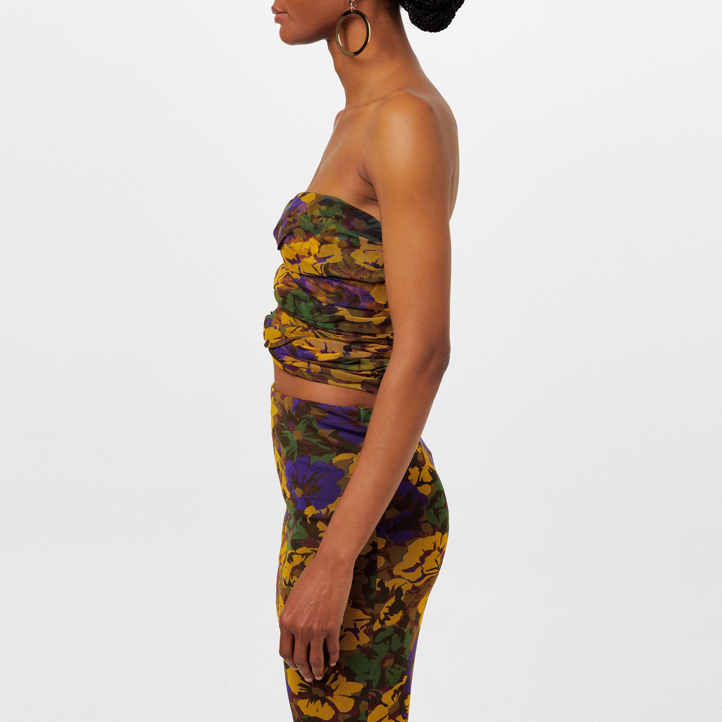 Noir Mul - Saint Laurent - Tulle Twist Bustier - 2