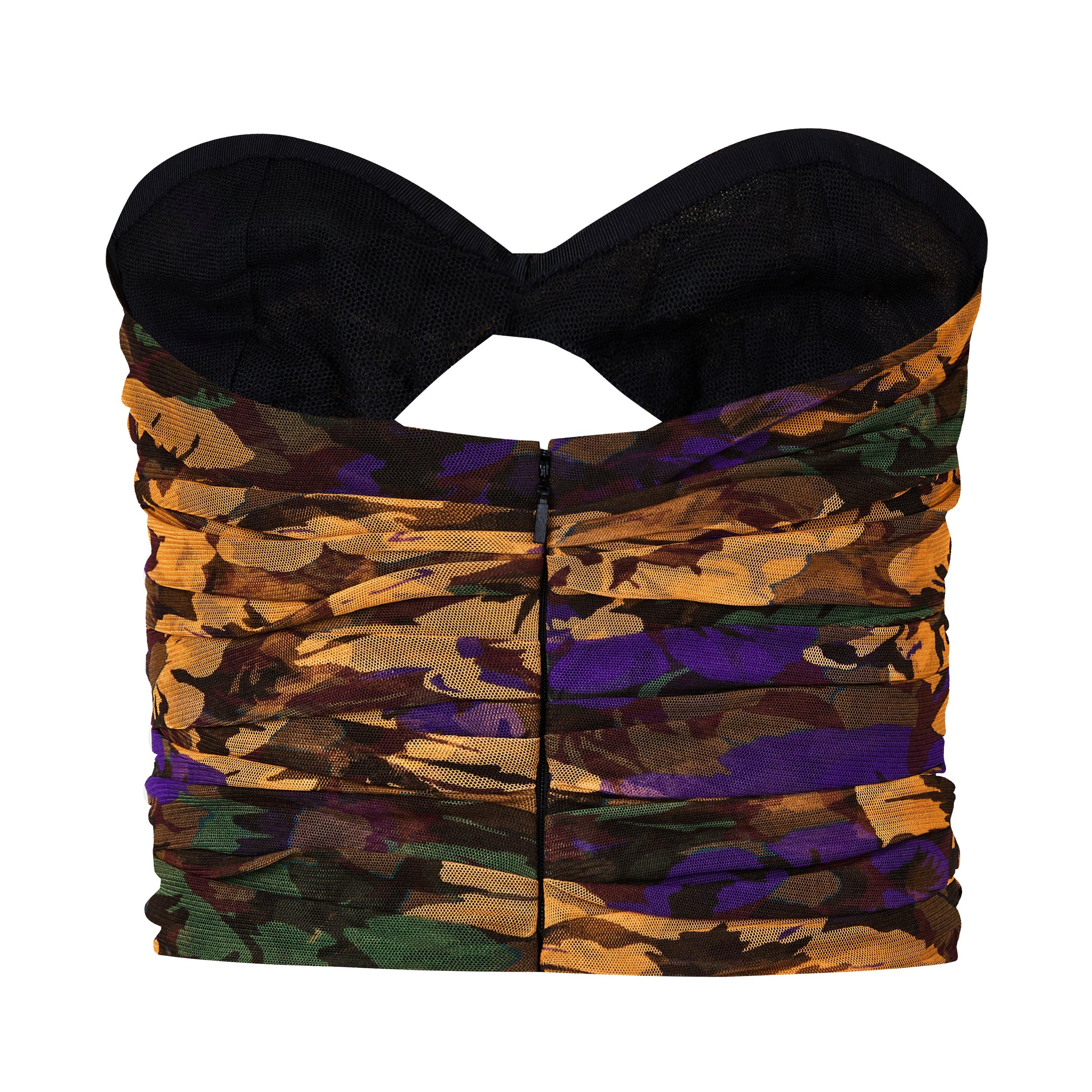 Noir Mul - Saint Laurent - Tulle Twist Bustier - 6