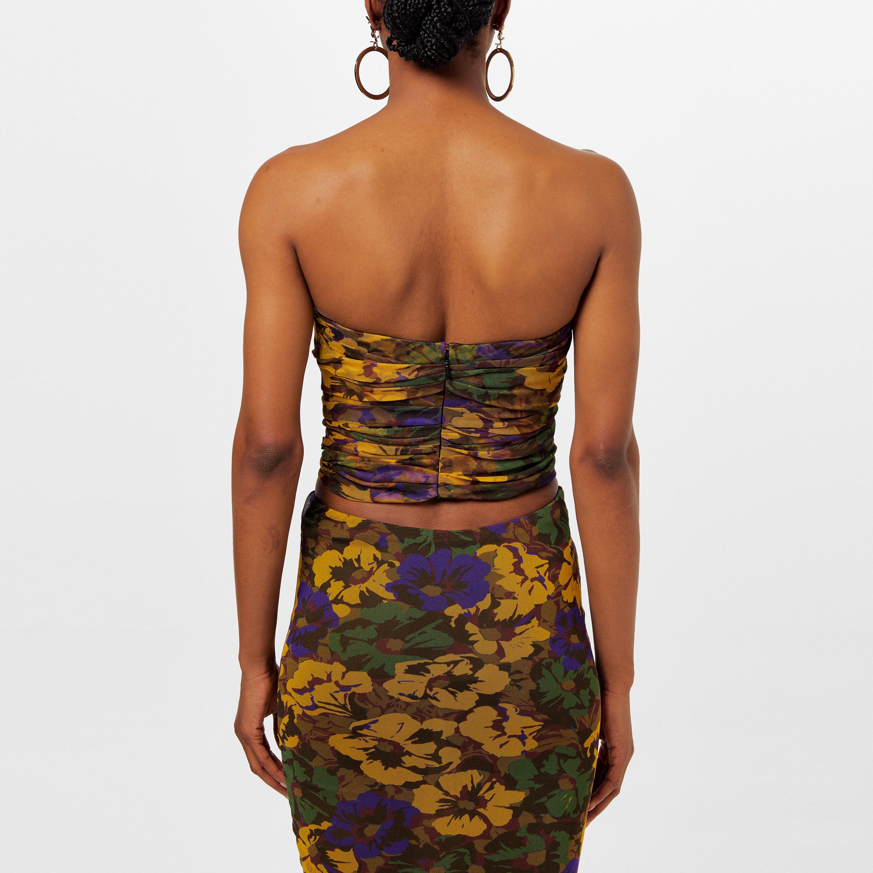 Noir Mul - Saint Laurent - Tulle Twist Bustier - 3