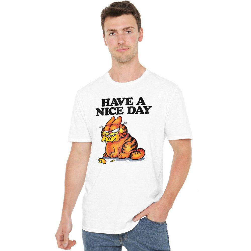 White - Garfield - Garfield Nice Day T-Shirt - 1