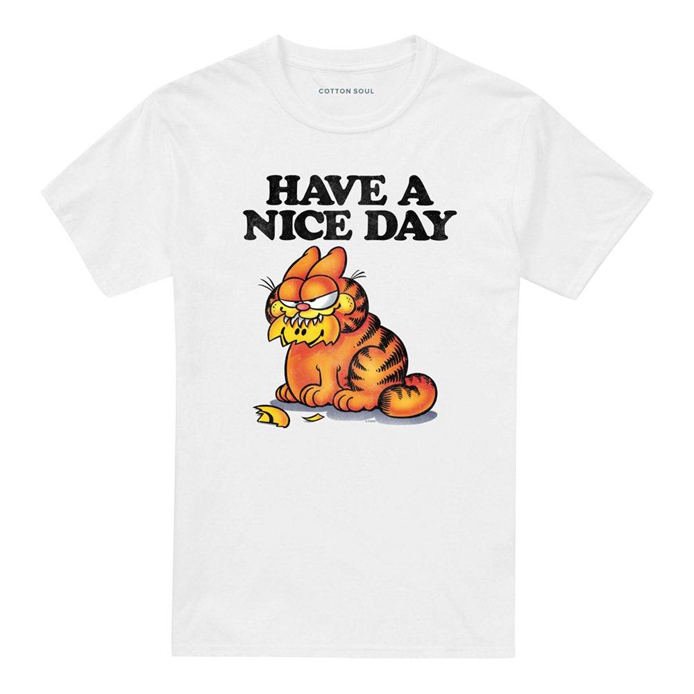 White - Garfield - Garfield Nice Day T-Shirt - 4