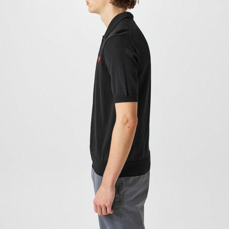Comme des Garcons PLAY | Heart Patch Wool Polo Shirt Comme des Garcons PLAY | Heart Patch Wool Polo Shirt
