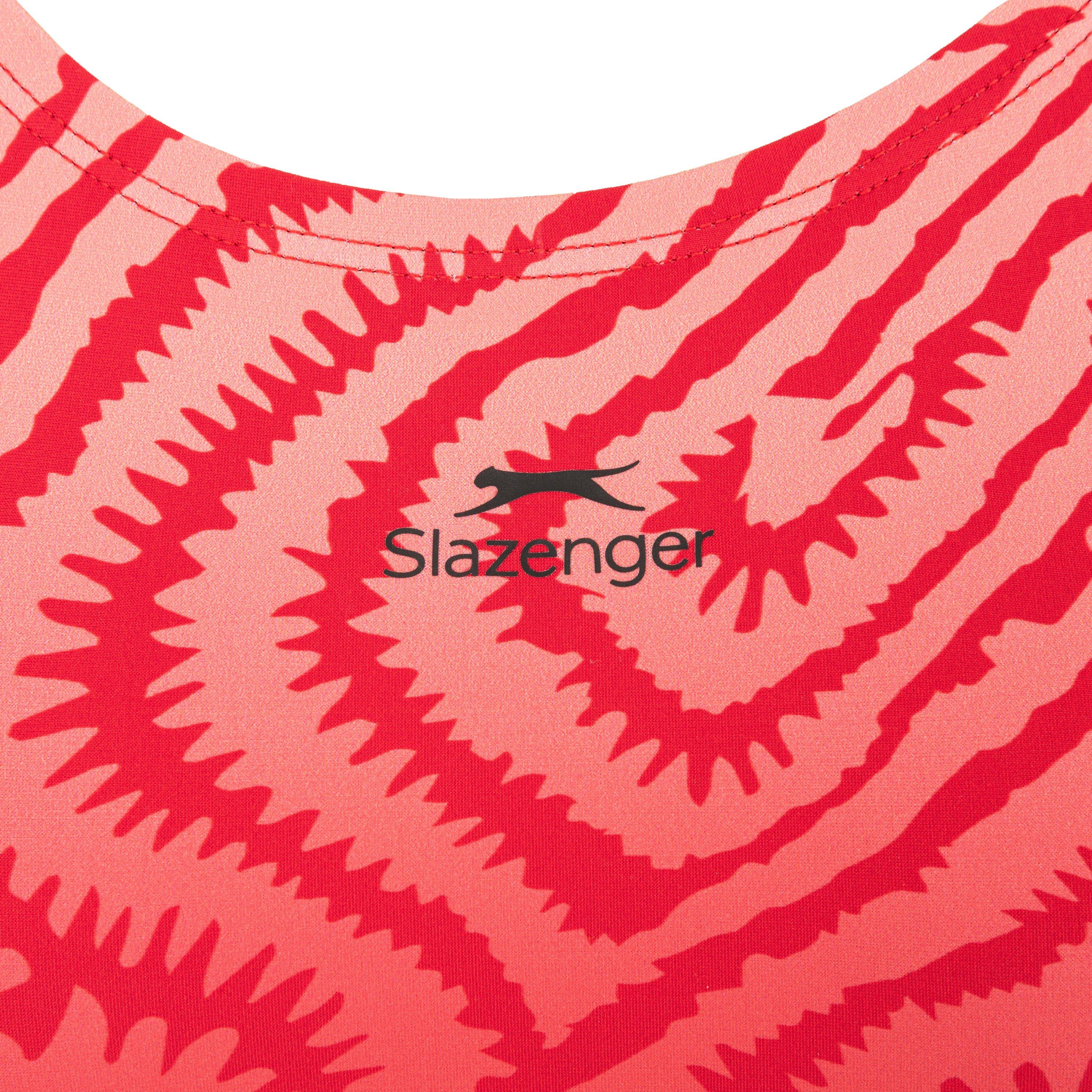Rød - Slazenger - Sports Back Swimsuit Womens - 4