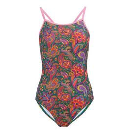 Slazenger Thinstrap One Piece Swimsuit Womens