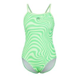 Slazenger Thinstrap One Piece Swimsuit Womens