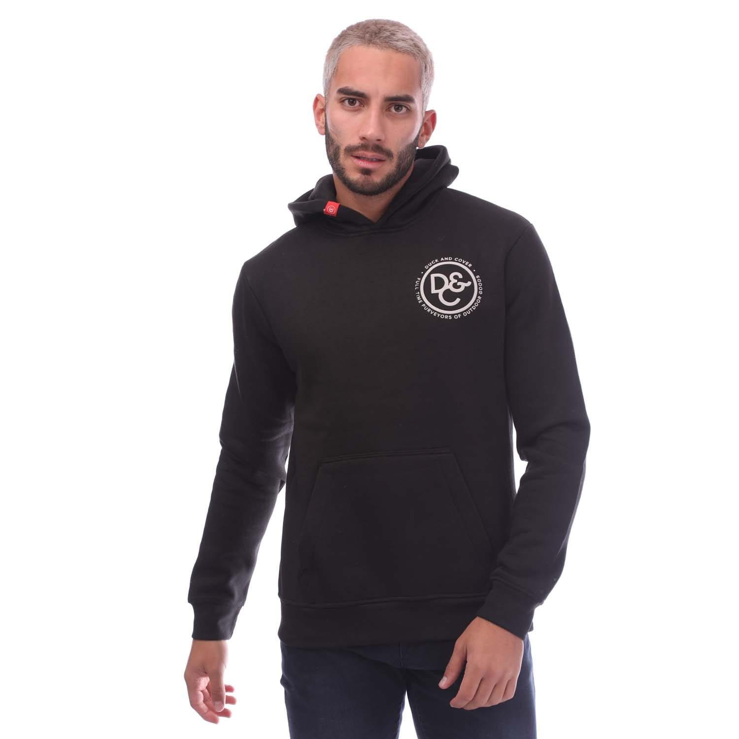 Black - Duck and Cover - Mackson Graphic Hoodie - 1