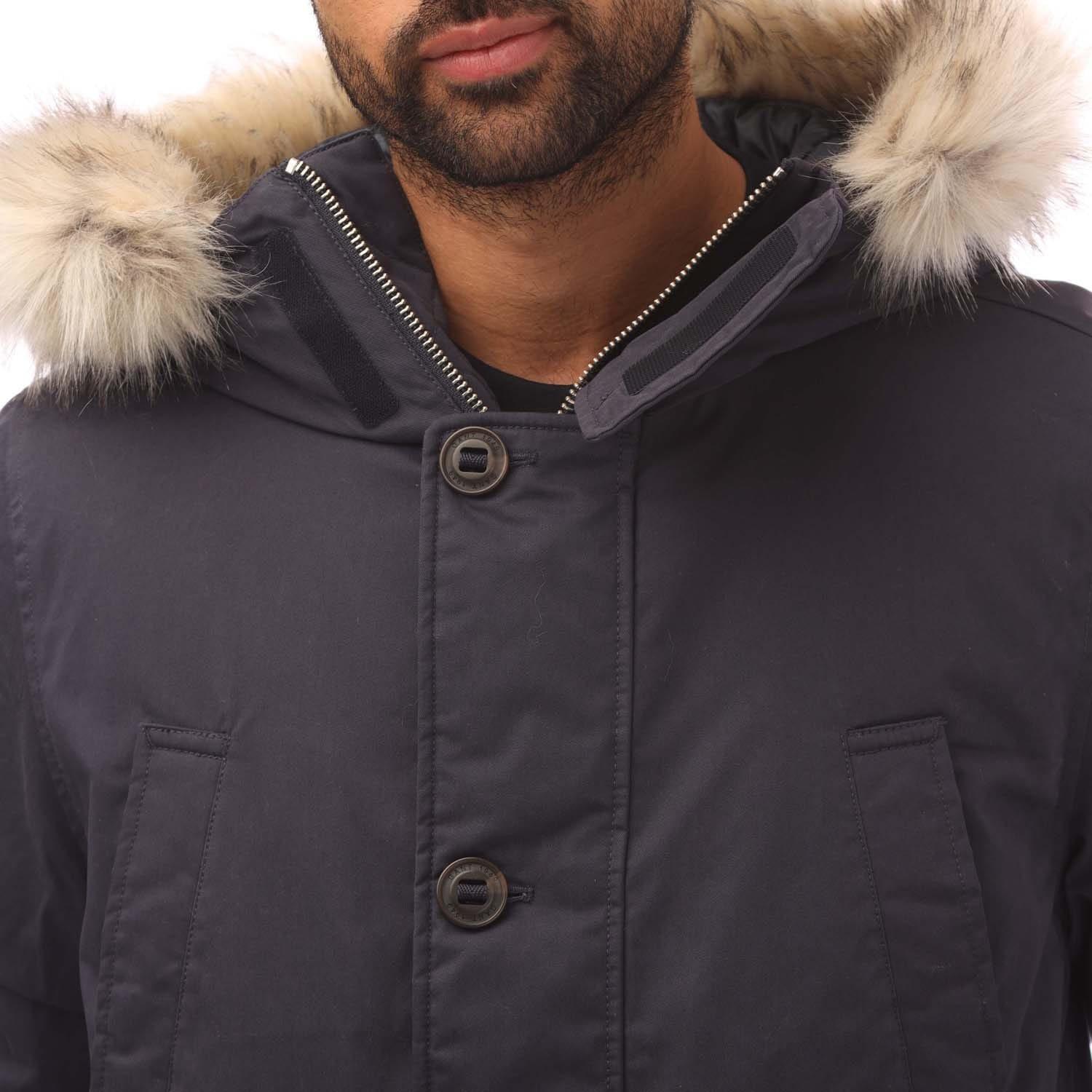 Blue - Gant - Winter Parka Jacket - 3