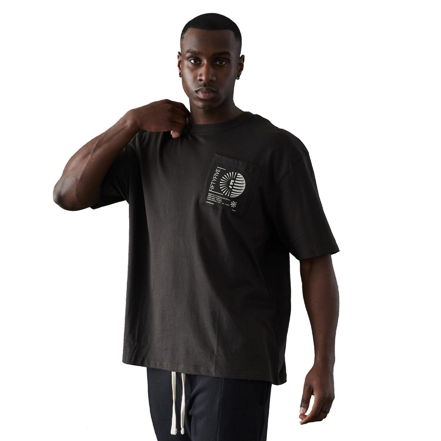 Black - Series 55 - Mably Crew T-Shirt - 1