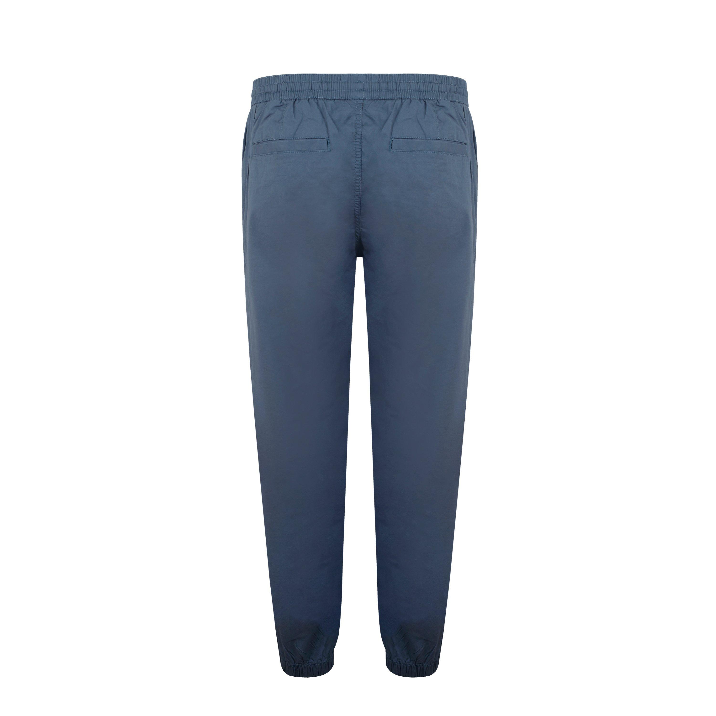 Blauw - Fabric - Cuffed Trsr Sn - 2