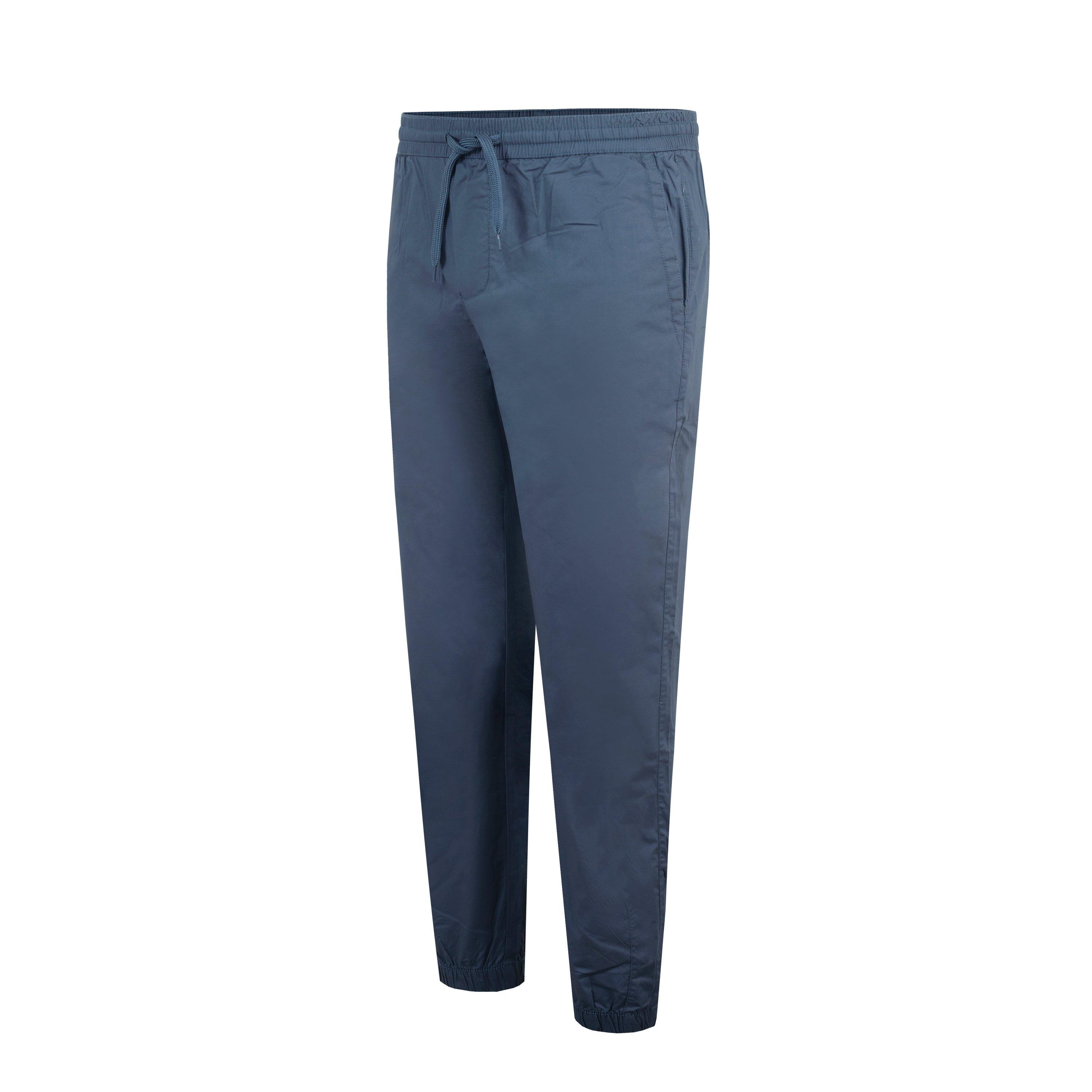 Blauw - Fabric - Cuffed Trsr Sn - 3