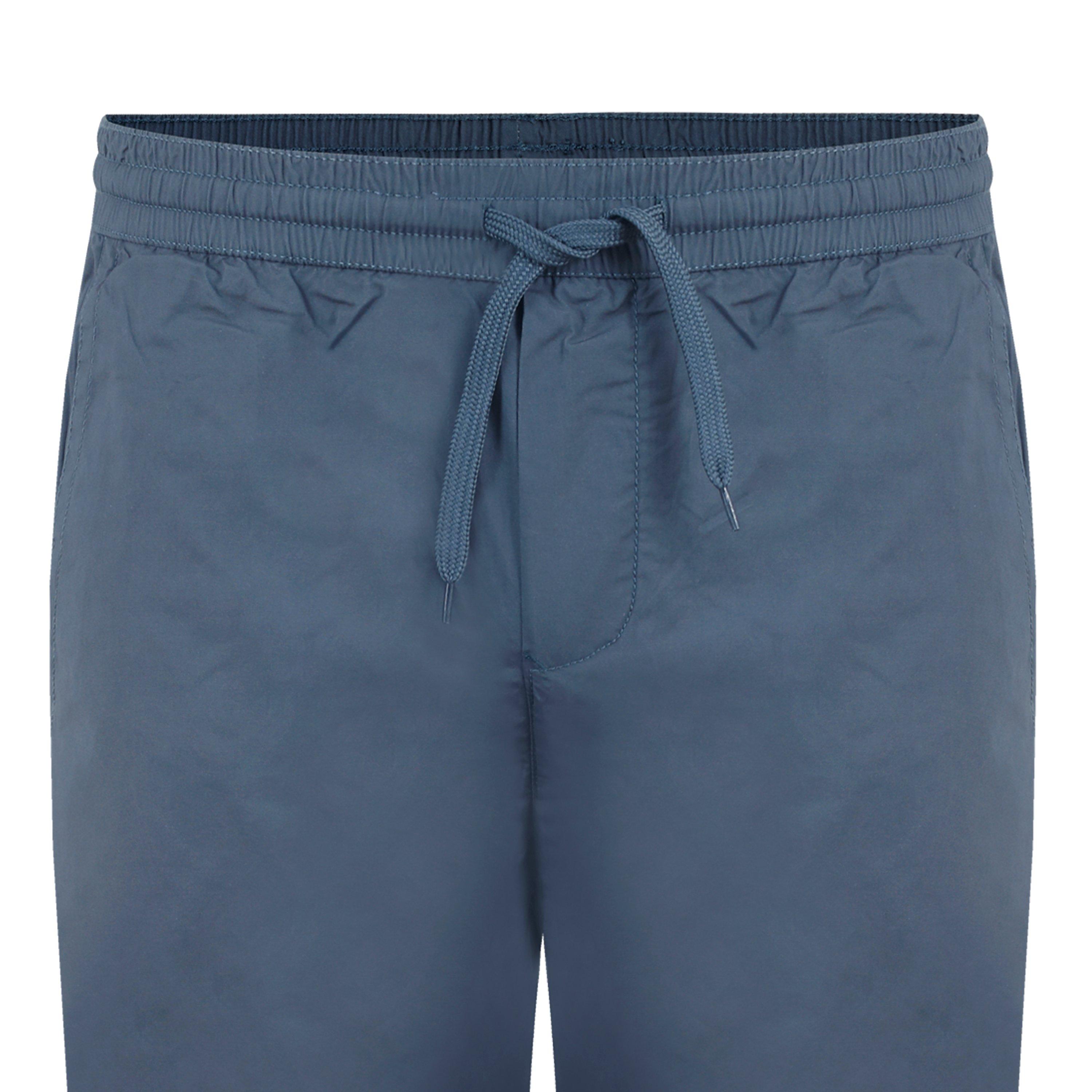 Blauw - Fabric - Cuffed Trsr Sn - 4