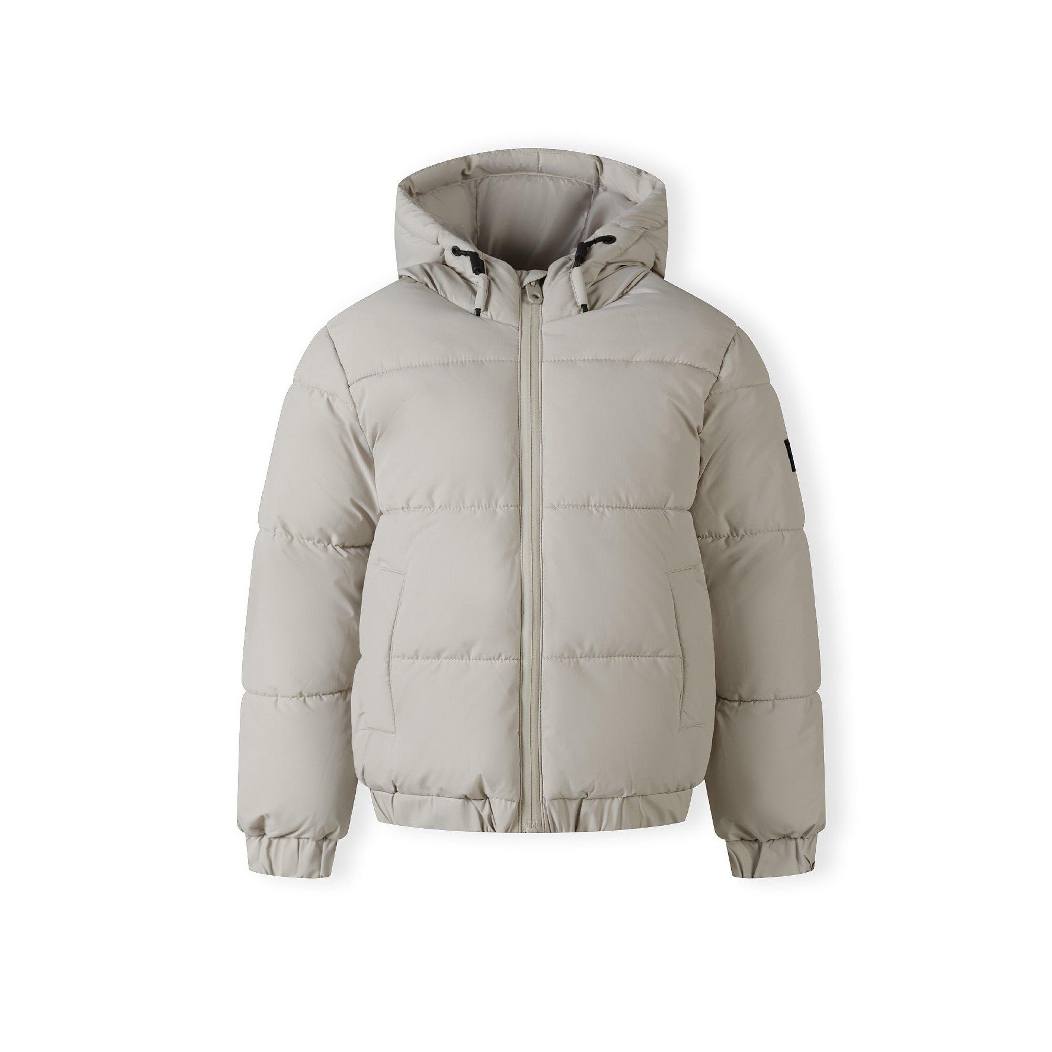 Stone - Minoti - Boys ripstop jacket high collar elastic cuffs grey - 1