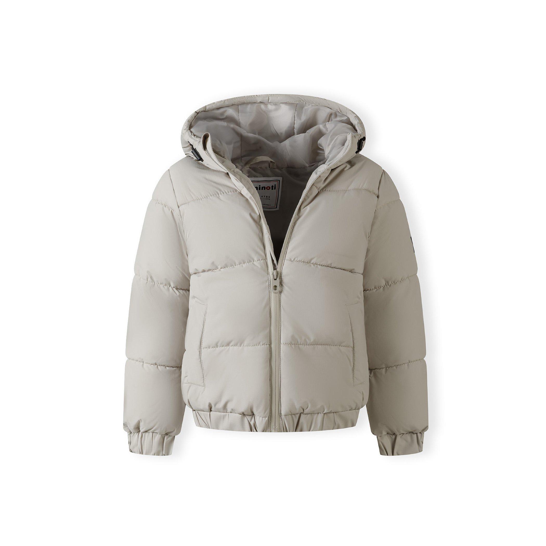 Stone - Minoti - Boys ripstop jacket high collar elastic cuffs grey - 4