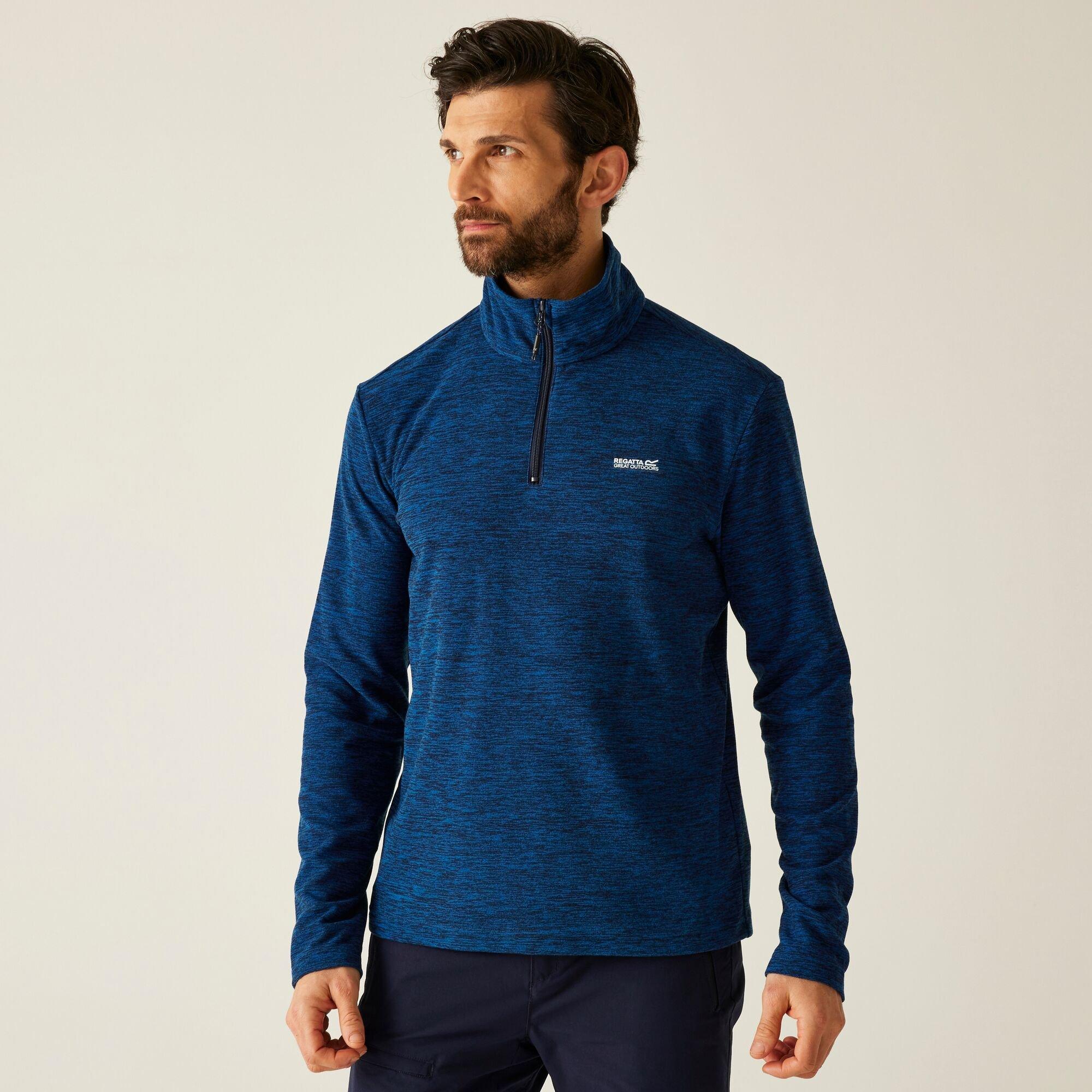Regatta Men's Thompson Marl Lightweight Fleece - Blue - XXXL