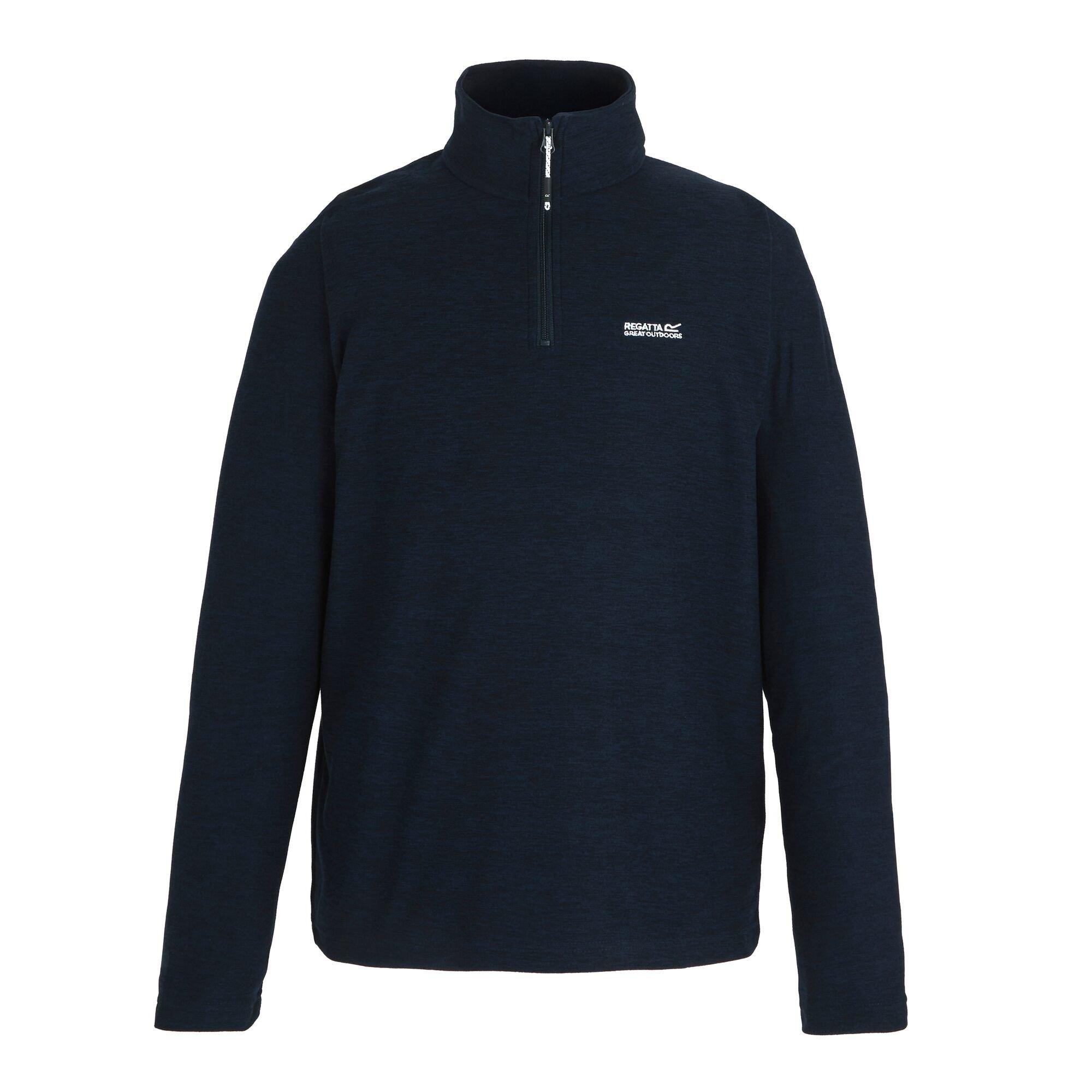 Navy Blue - Regatta - Mens Thompson Marl Lightweight Fleece - 5