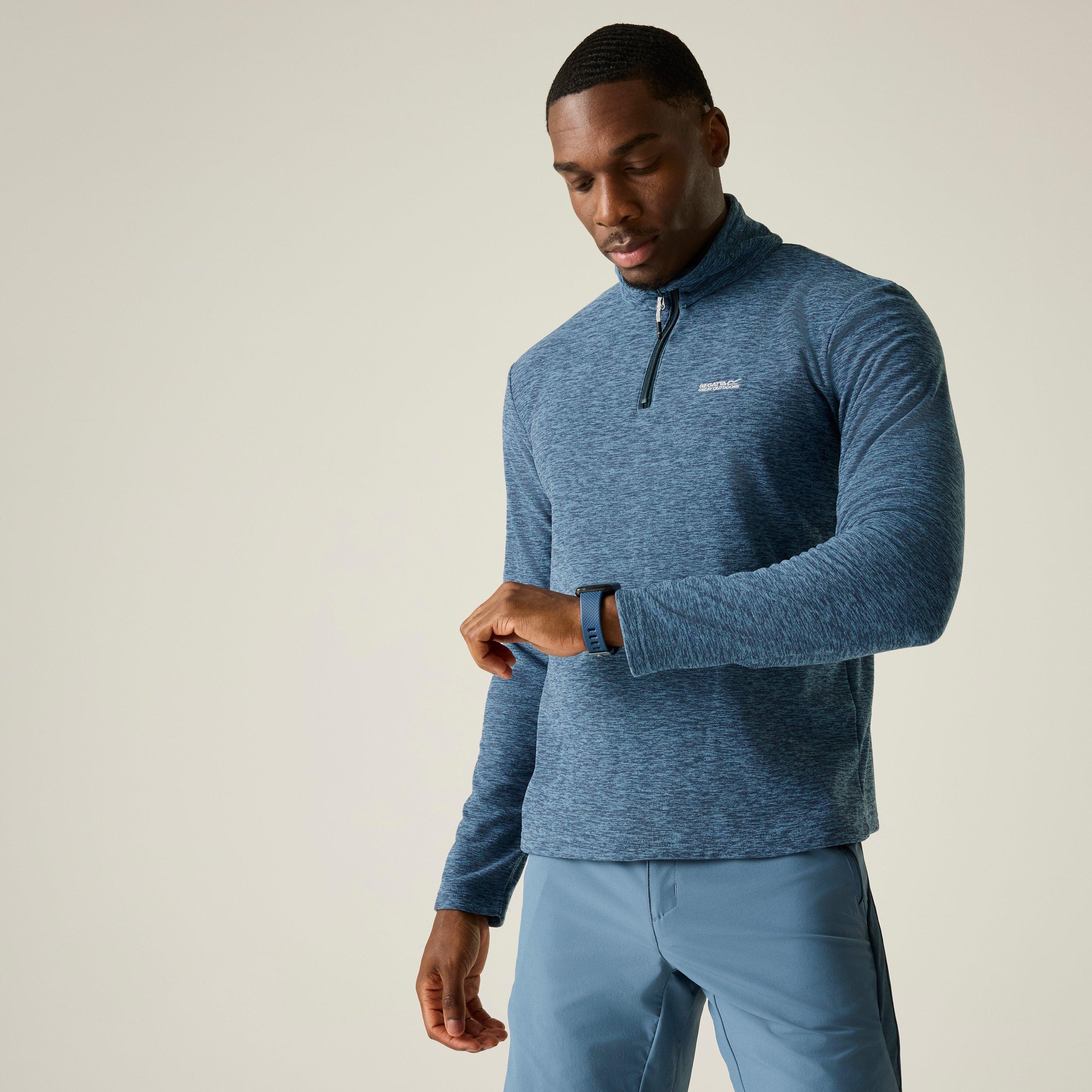 Regatta Men's China Blue Thompson Marl Lightweight Fleece - 3XL