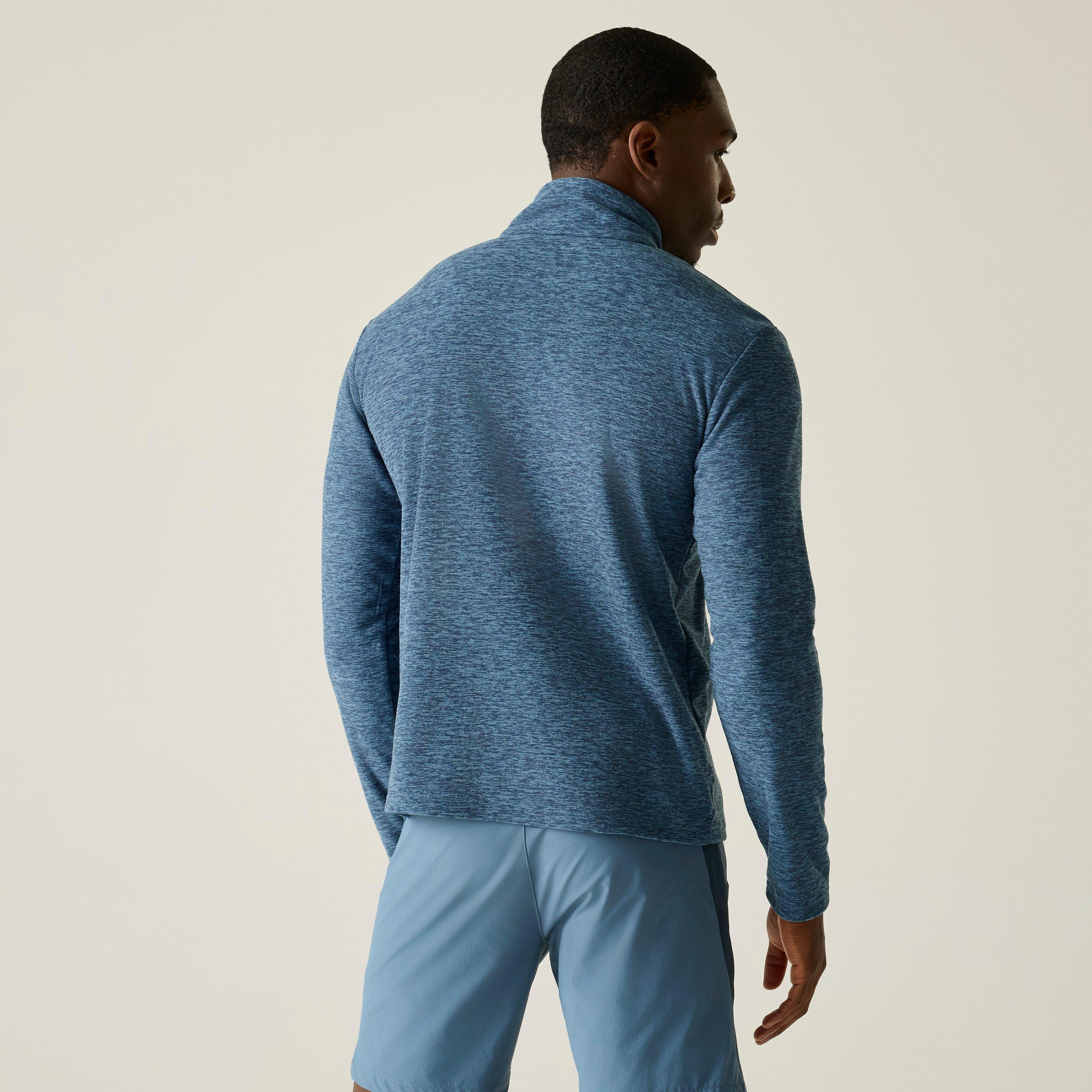 China Blue - Regatta - Mens Thompson Marl Lightweight Fleece - 2