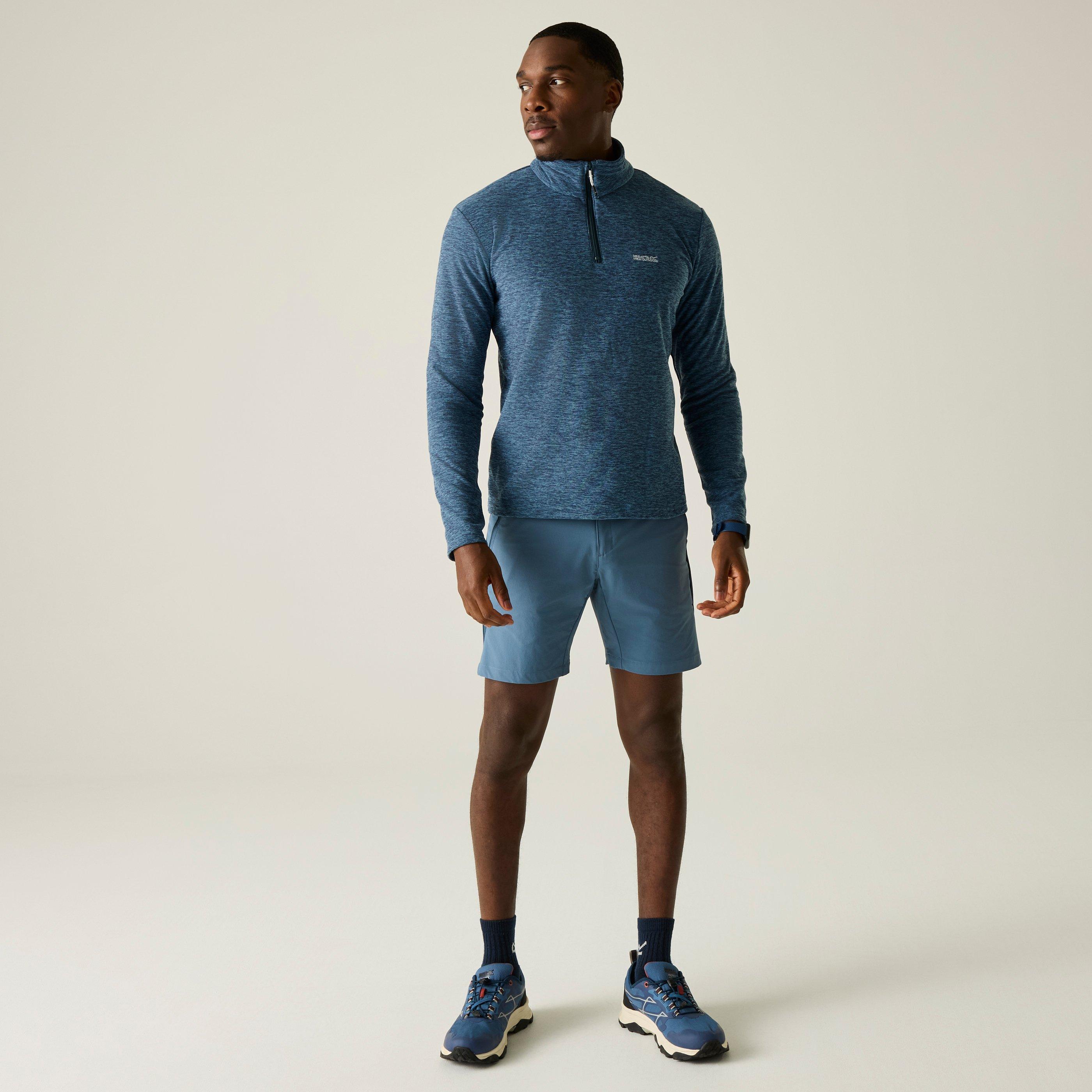 China Blue - Regatta - Mens Thompson Marl Lightweight Fleece - 3