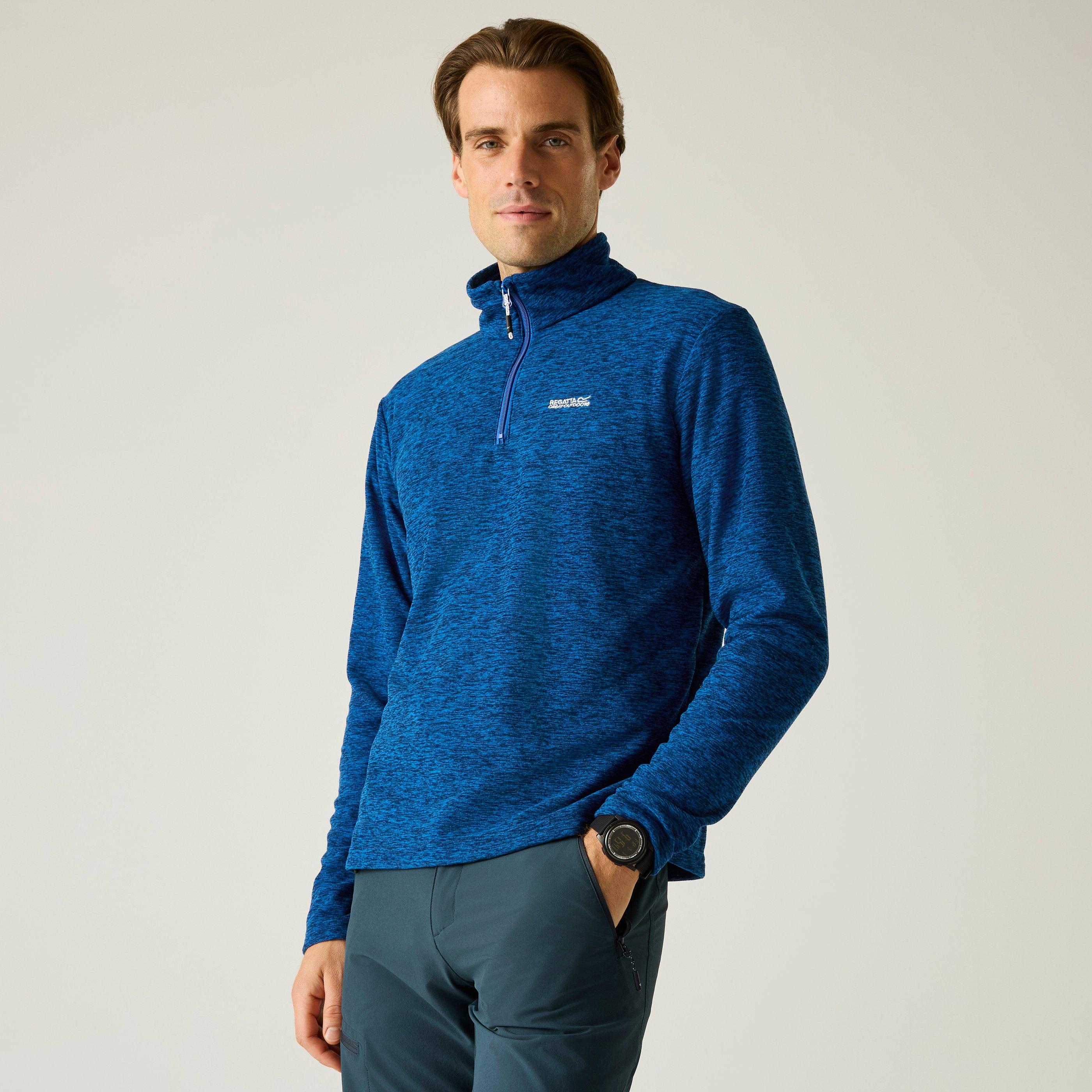 Regatta Men's Thompson Marl Lightweight Fleece - Olympian Blu - XL