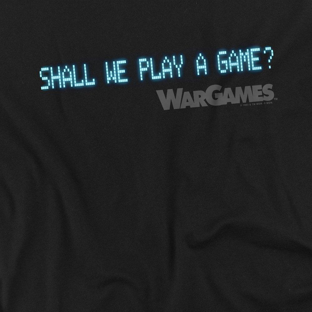 Black - Other - Wargames Shall We T Shirt Black - 2