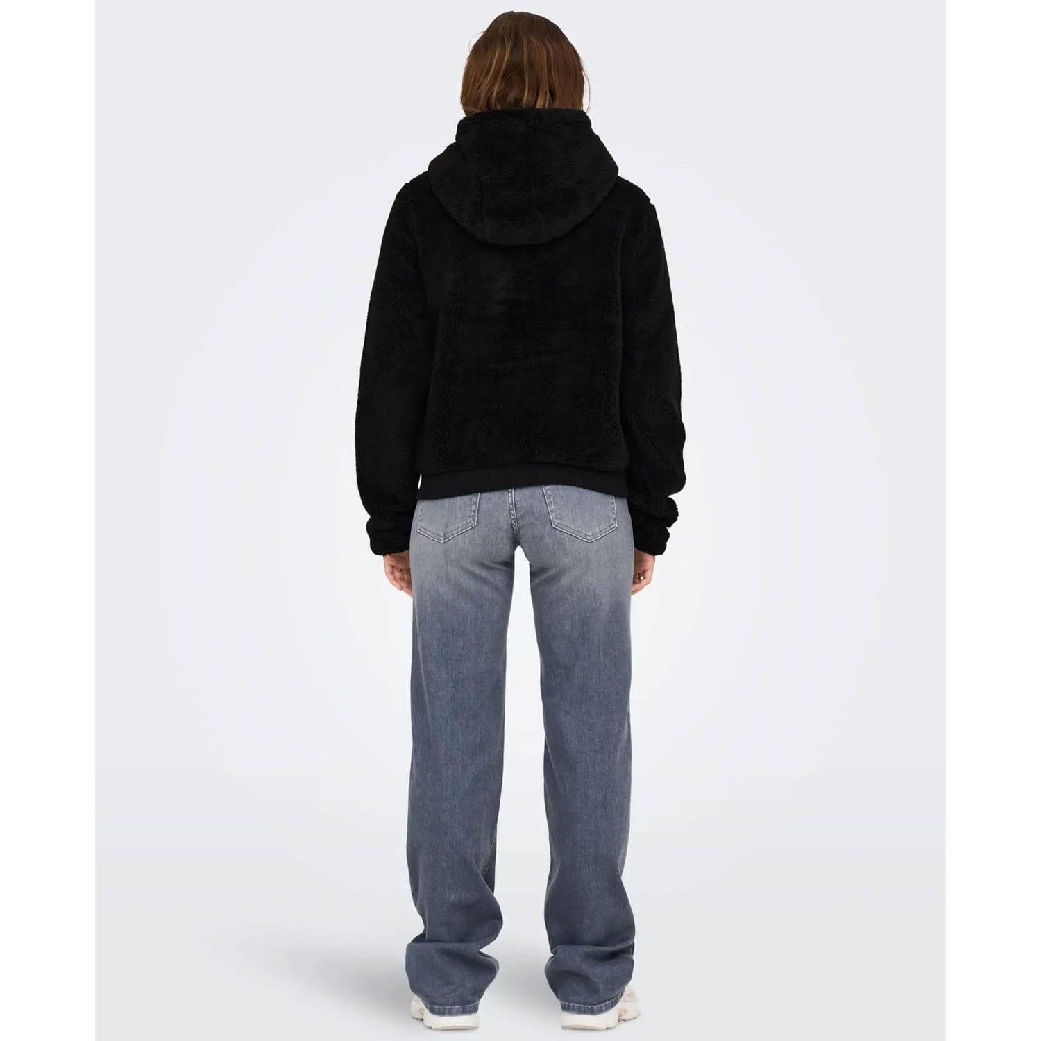 Black - Only - Newanna Teddy Jacket - 2