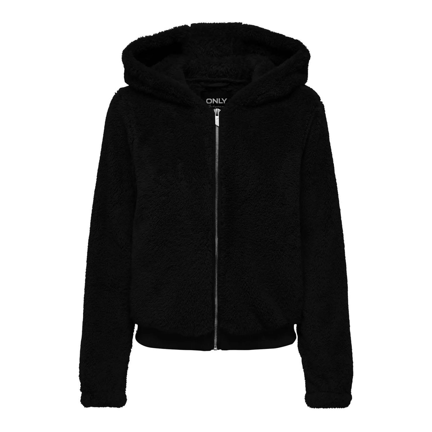 Black - Only - Newanna Teddy Jacket - 3