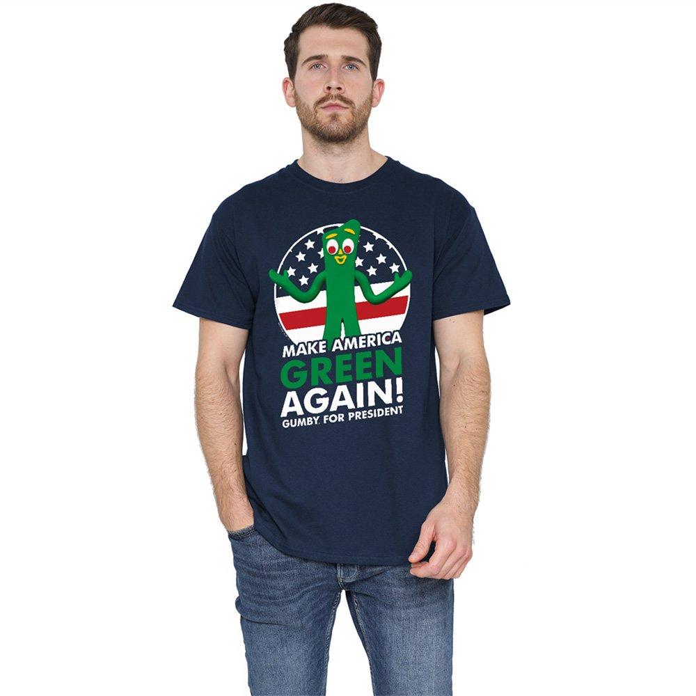 Men's Other Gumby For President T Shirt Navy - 4XL