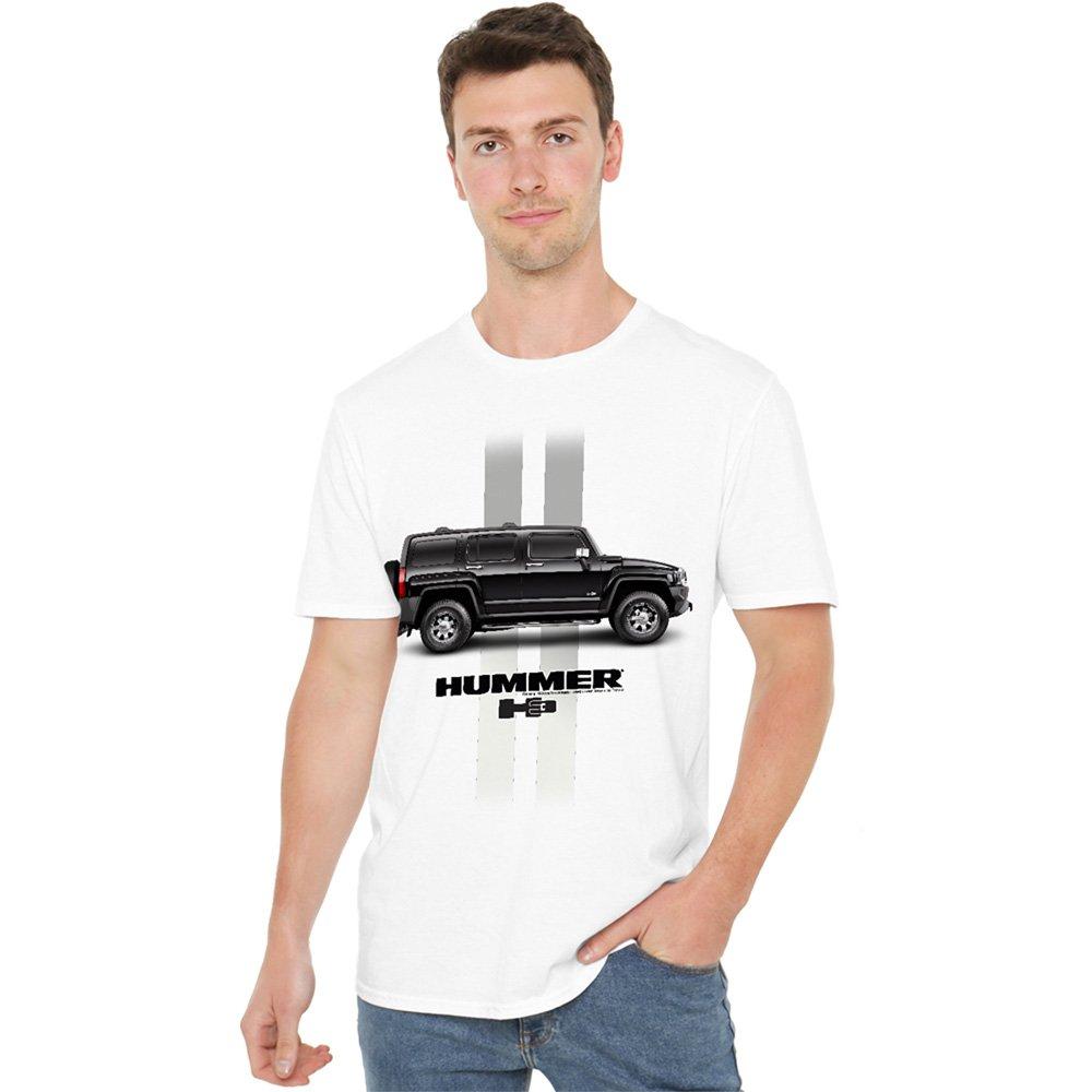 White - Other - Hummer H3 Stripes T Shirt White - 1
