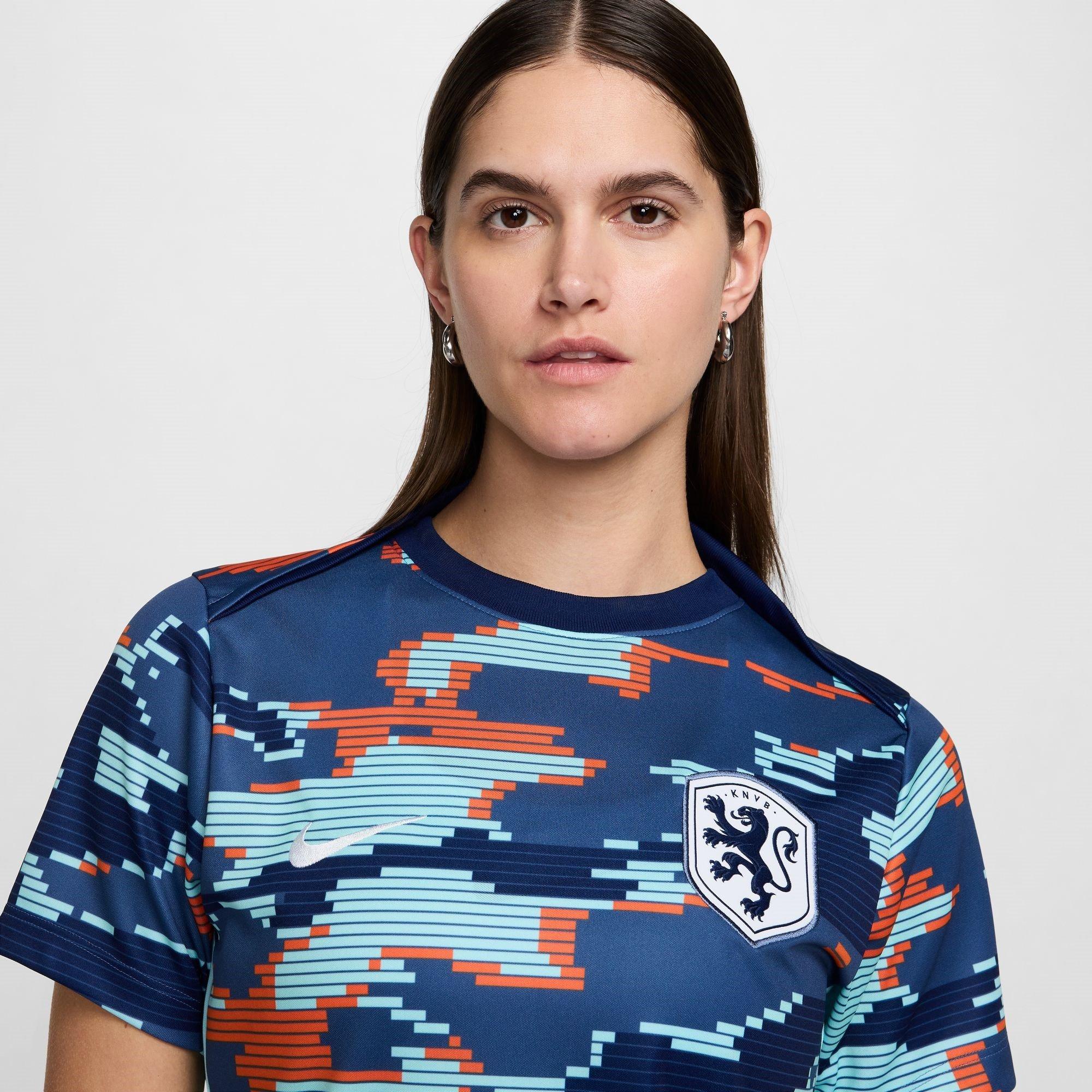 Blue - Nike - Netherlands Academy Pro Pre Match Shirt 2024 Womens - 3