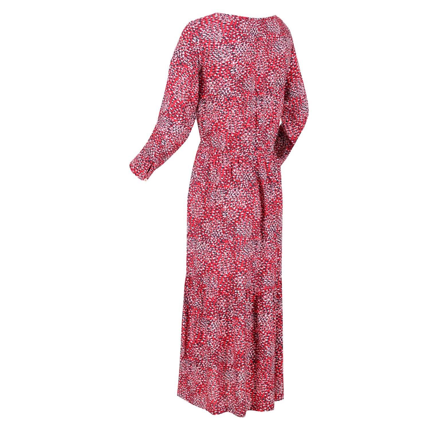 Red - Regatta - Briella Printed Elasticated Sun Dress - 2
