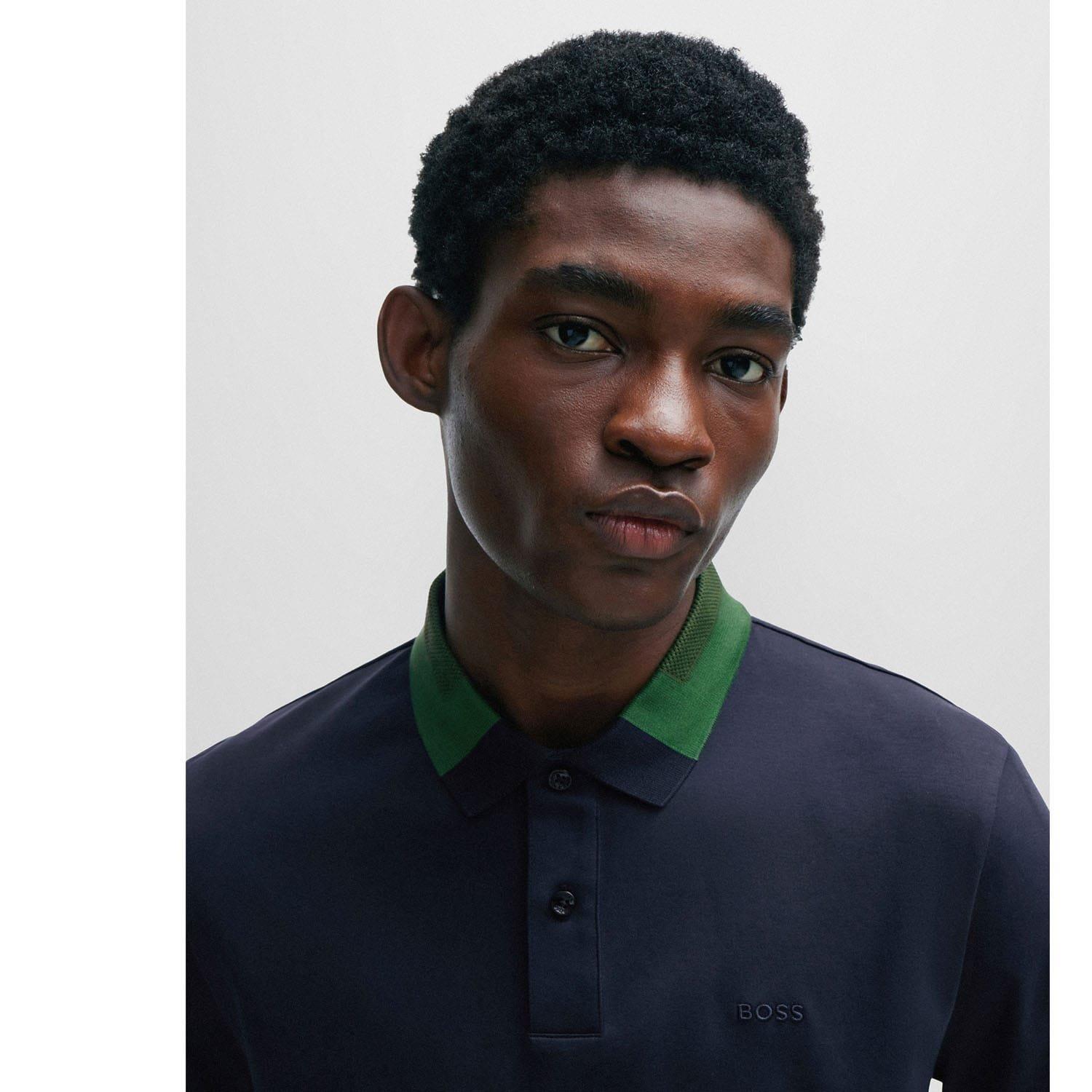 Dark Blue - Boss - Phillipson 116 Polo Shirt - 3