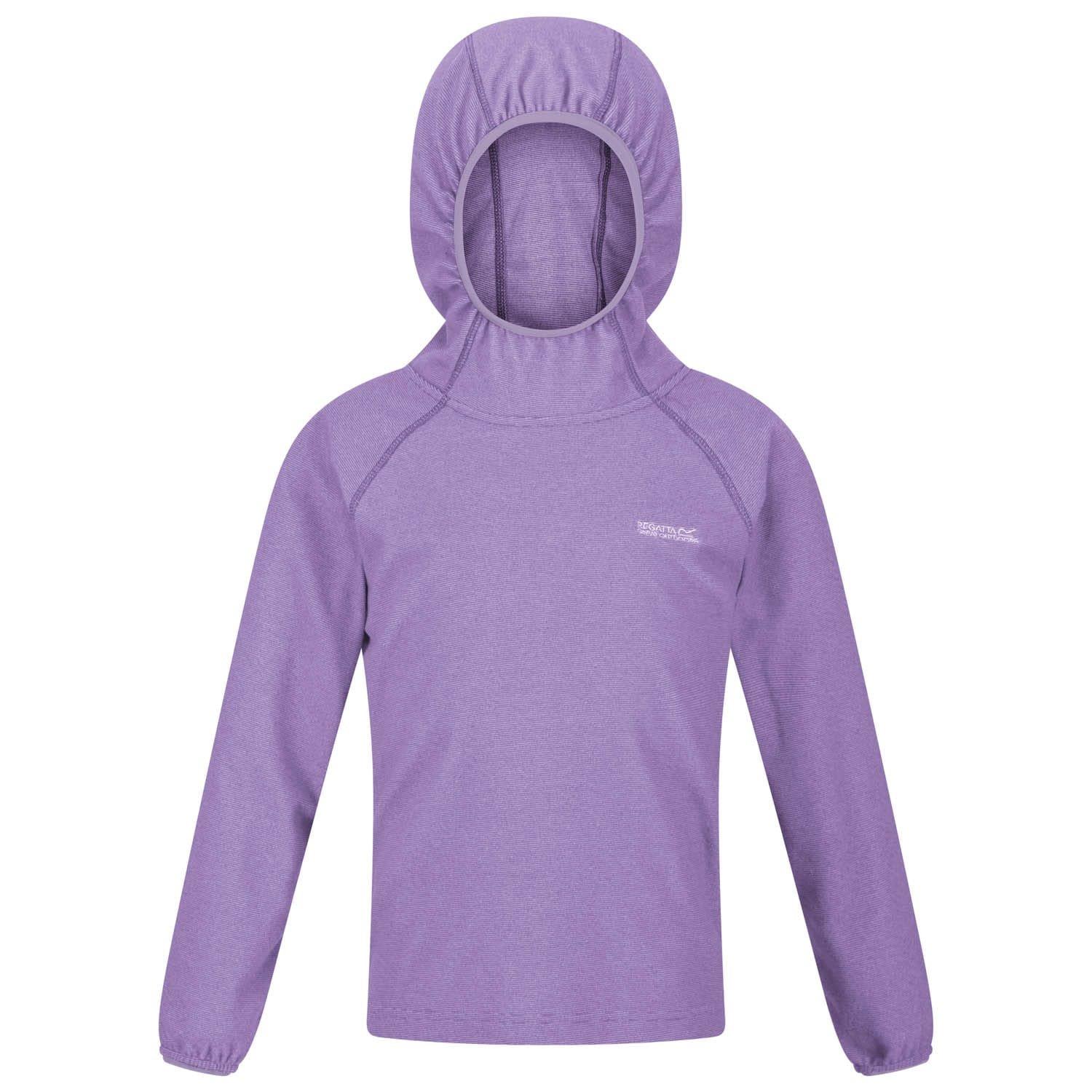 Purple - Regatta - Loco Hooded Fleece - 3