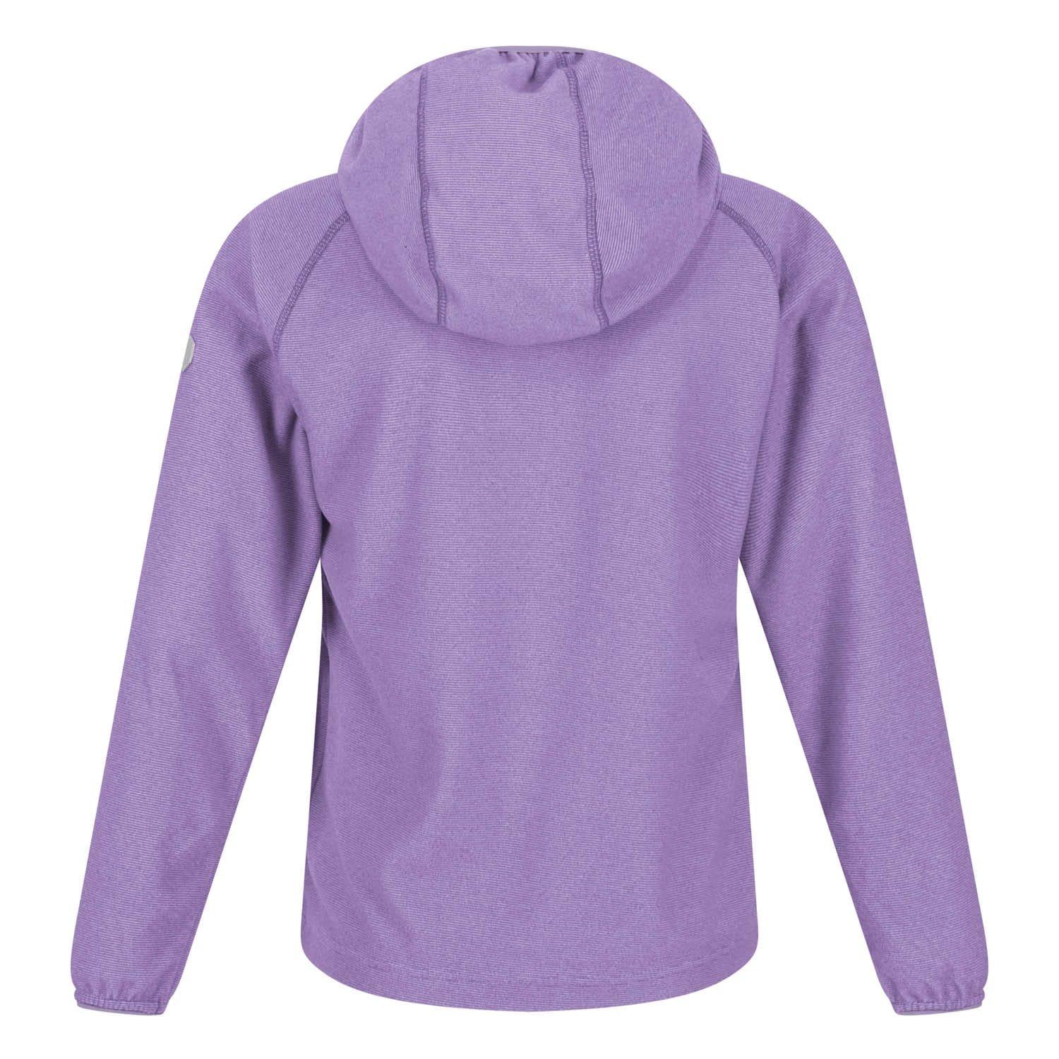 Purple - Regatta - Loco Hooded Fleece - 4