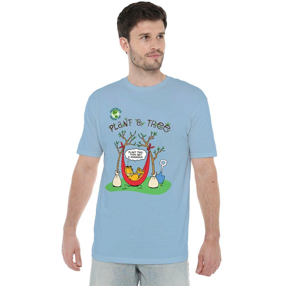Blue - Garfield - Garfield Plant A Tree T Shirt Light Blue - 1