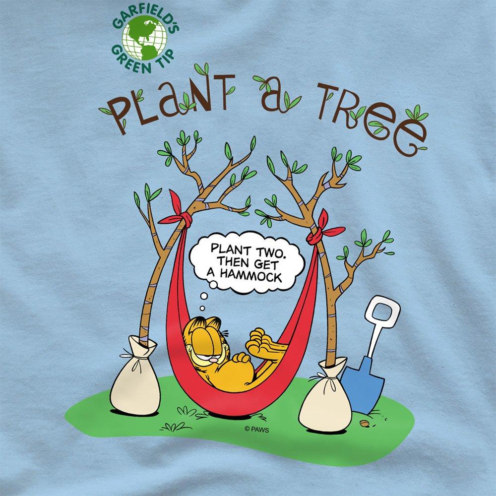 Blue - Garfield - Garfield Plant A Tree T Shirt Light Blue - 2