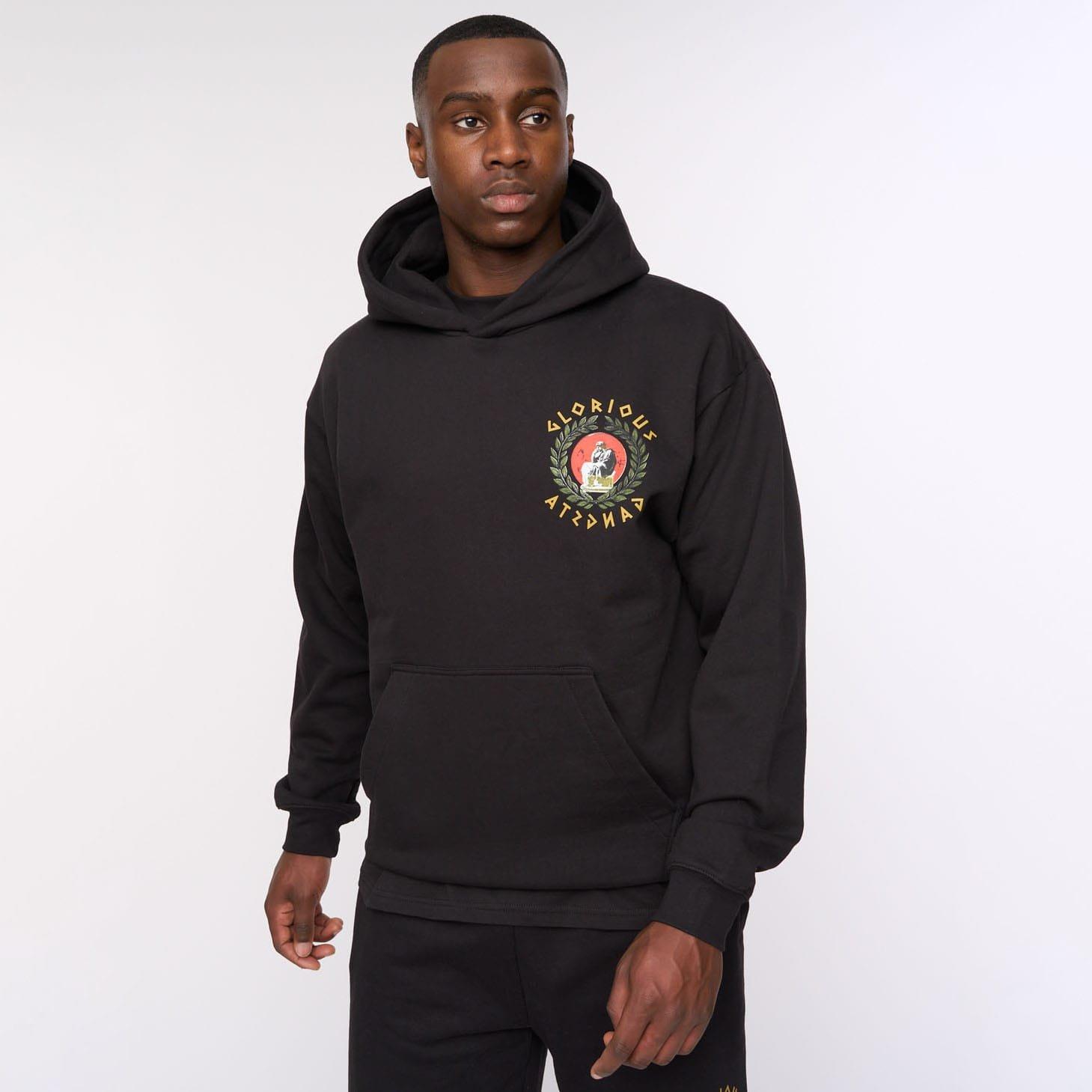 Black - Glorious Gangsta - Ceazar Hoodie - 1