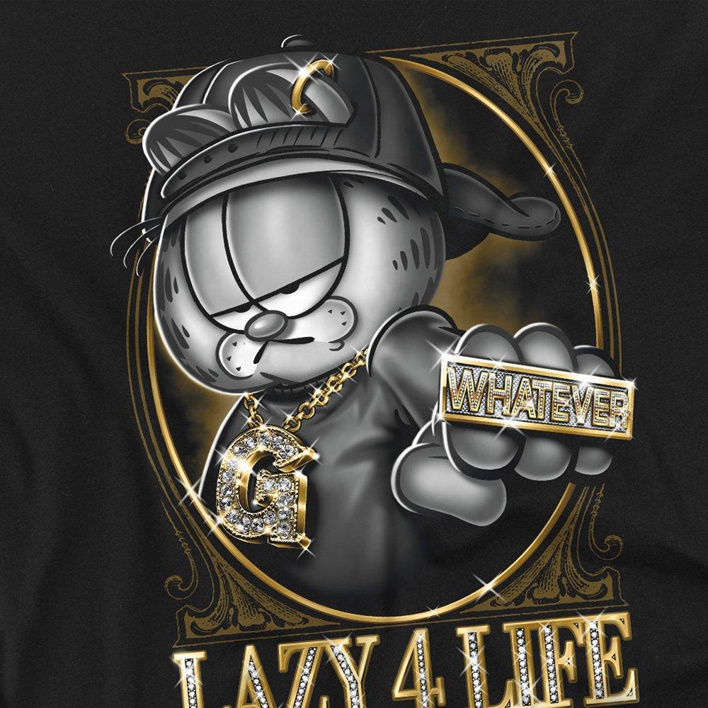 Black - Garfield - Garfield Lazy 4 Life T Shirt Black - 2