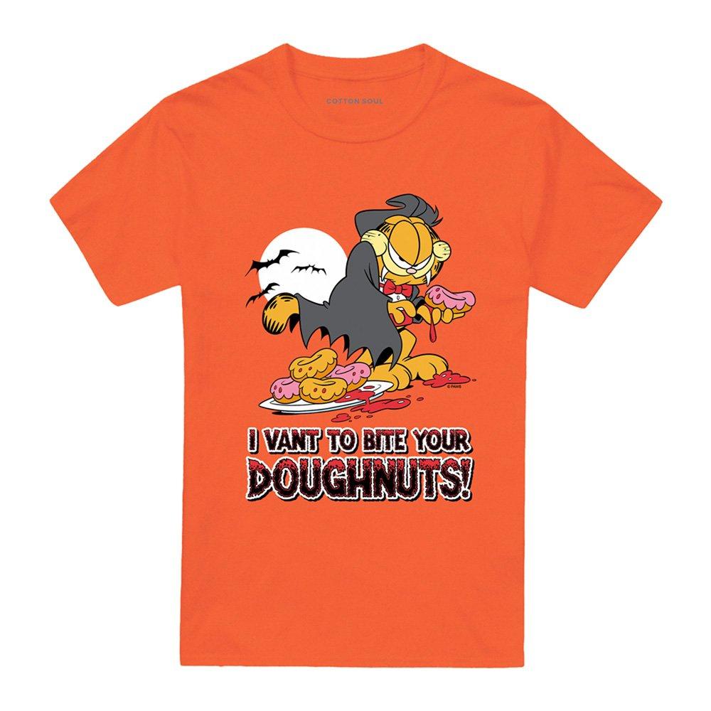 Orange - Garfield - Garfield I Vant Doughnuts T Shirt Orange - 4