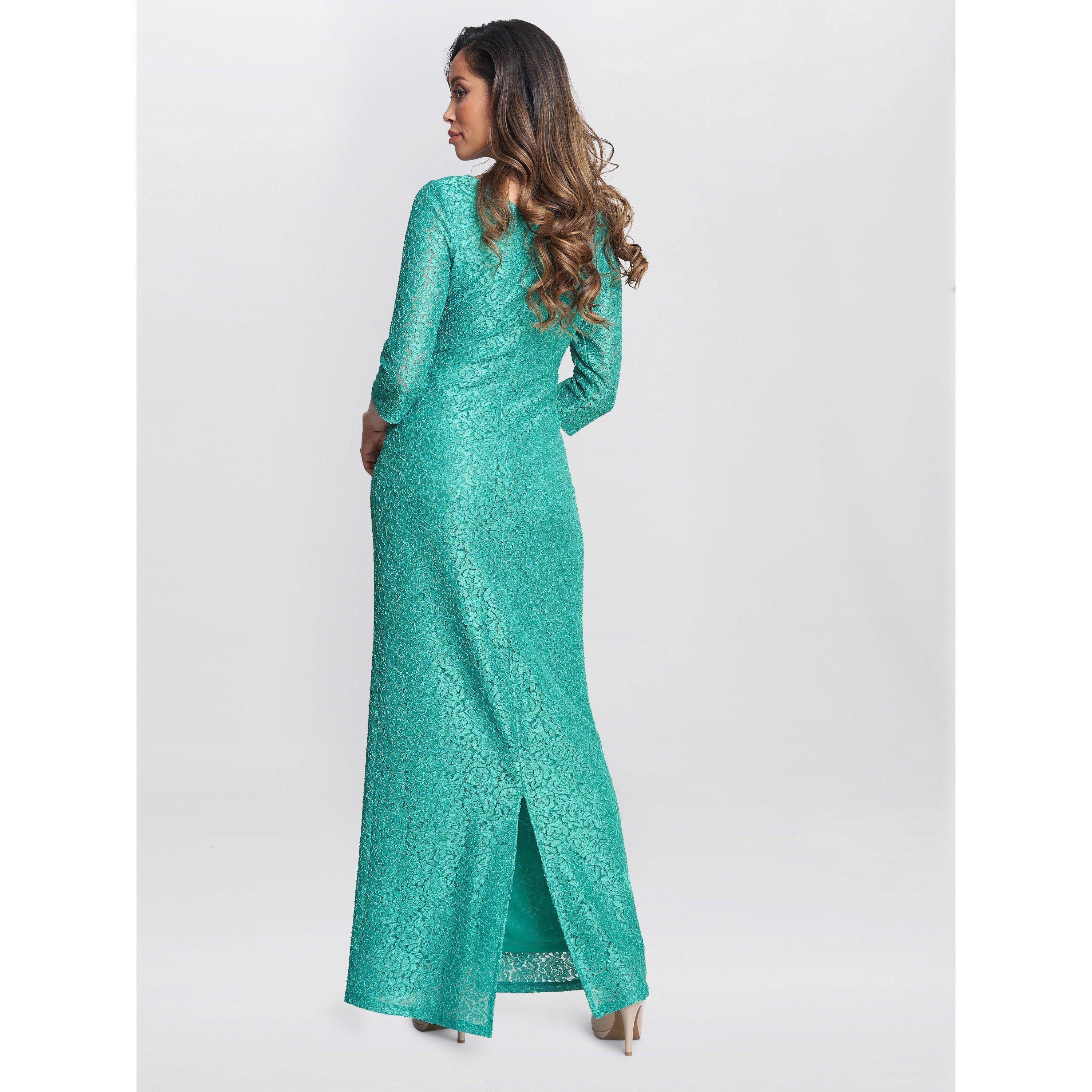 Jade - Gina Bacconi - Fearne Lace Wrap Maxi Dress - 2