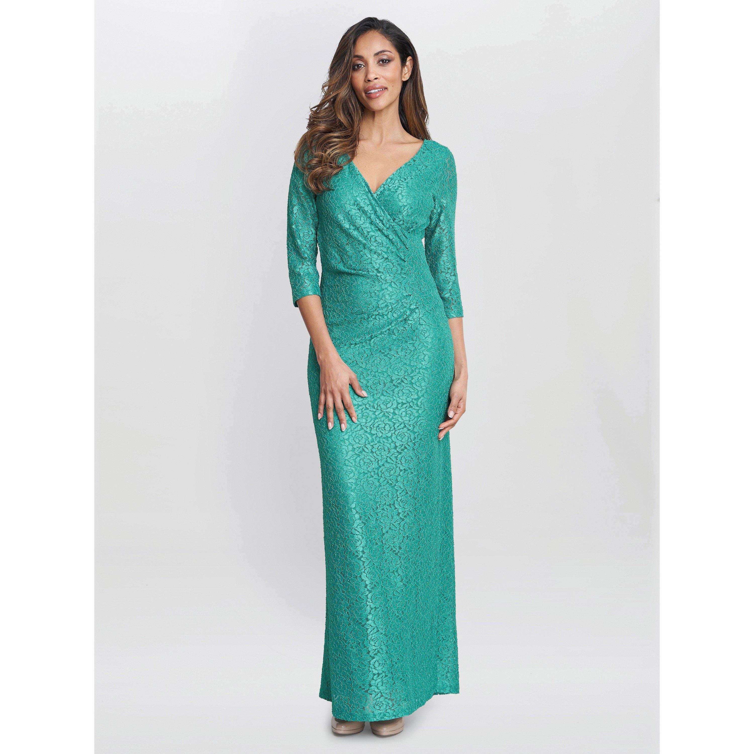 Jade - Gina Bacconi - Fearne Lace Wrap Maxi Dress - 3