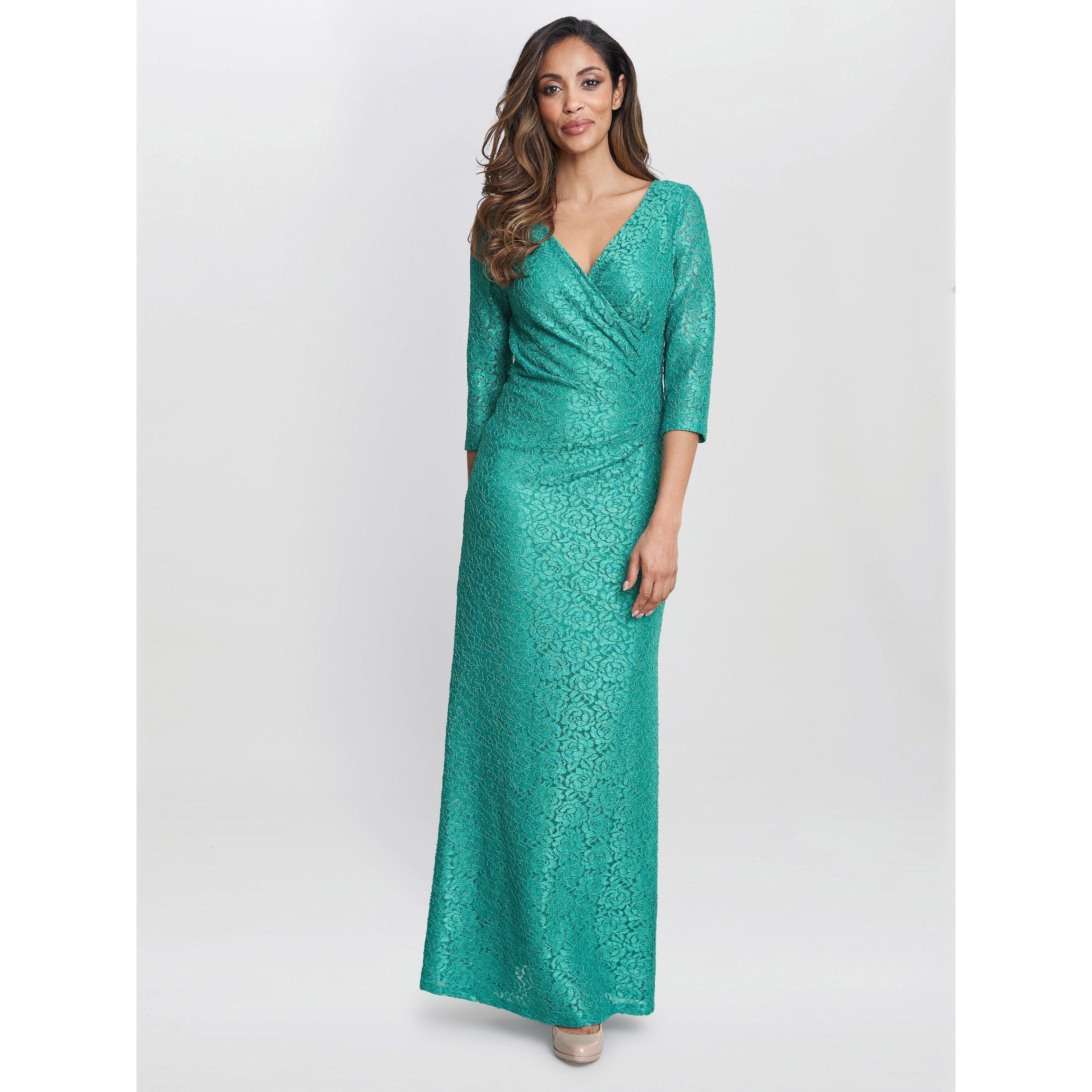 Jade - Gina Bacconi - Fearne Lace Wrap Maxi Dress - 6