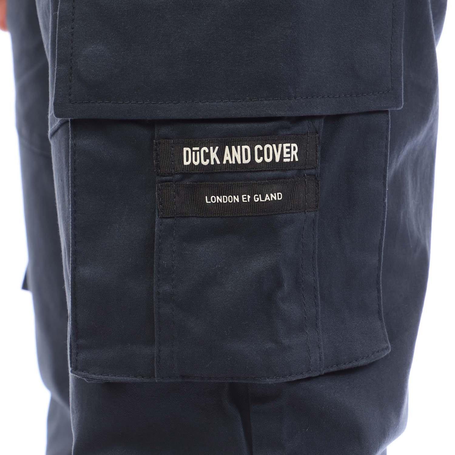 Navy - Duck and Cover - Chemmer Woven Joggers - 4