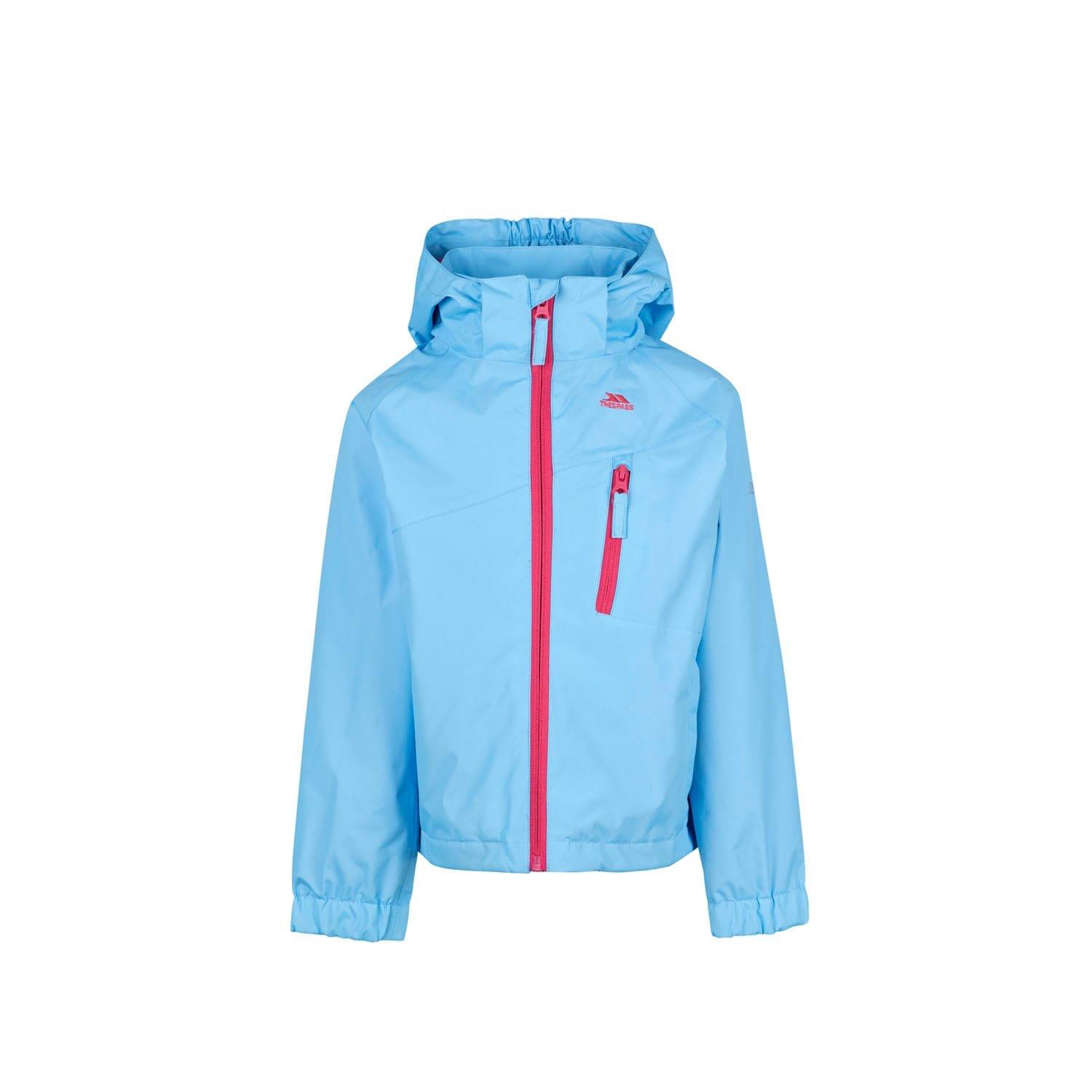 Blue - Trespass - Flexie Waterproof Jacket - 1