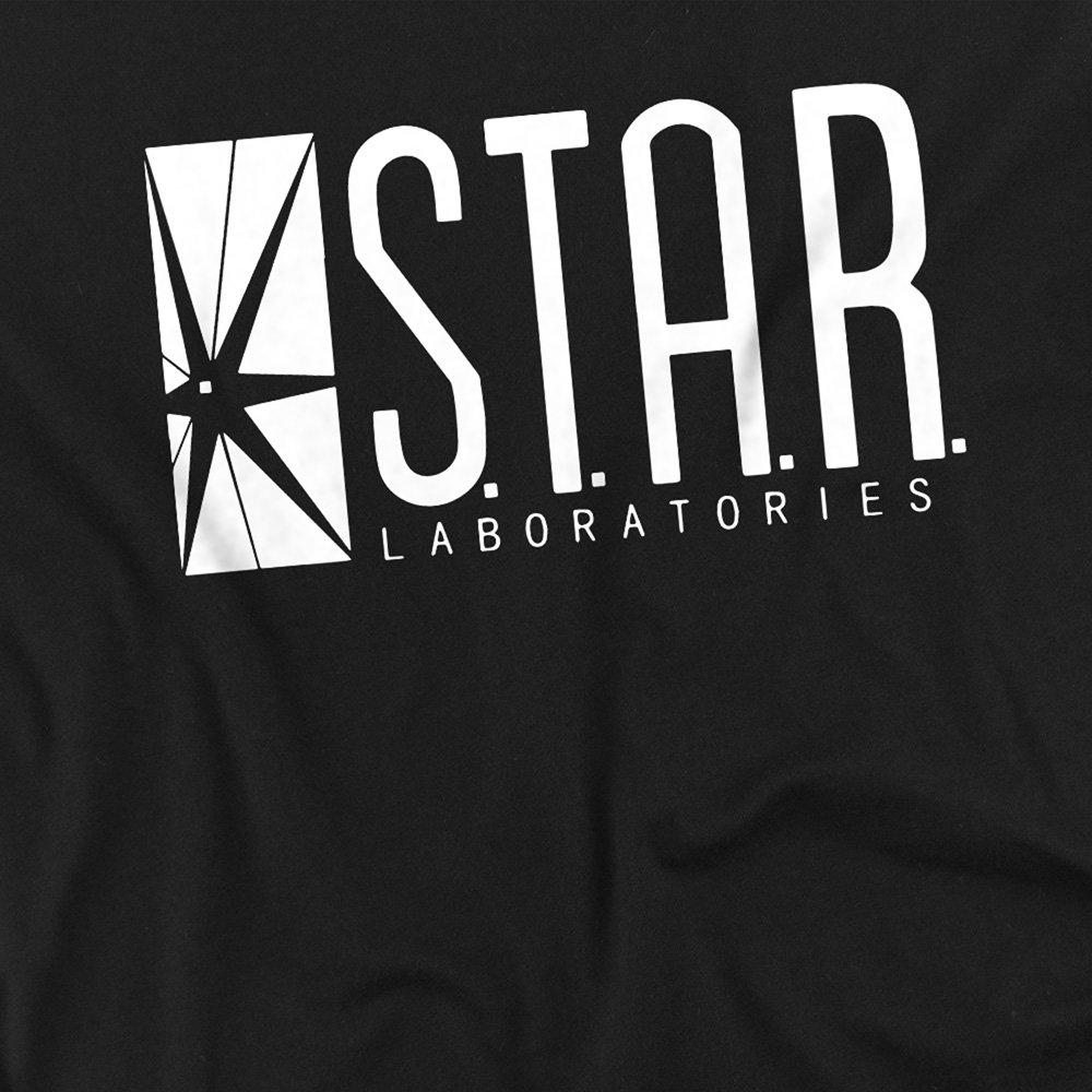 Black - DC Comics - DC Comics Star Labs Cotton Mens T-Shirt Black - 2