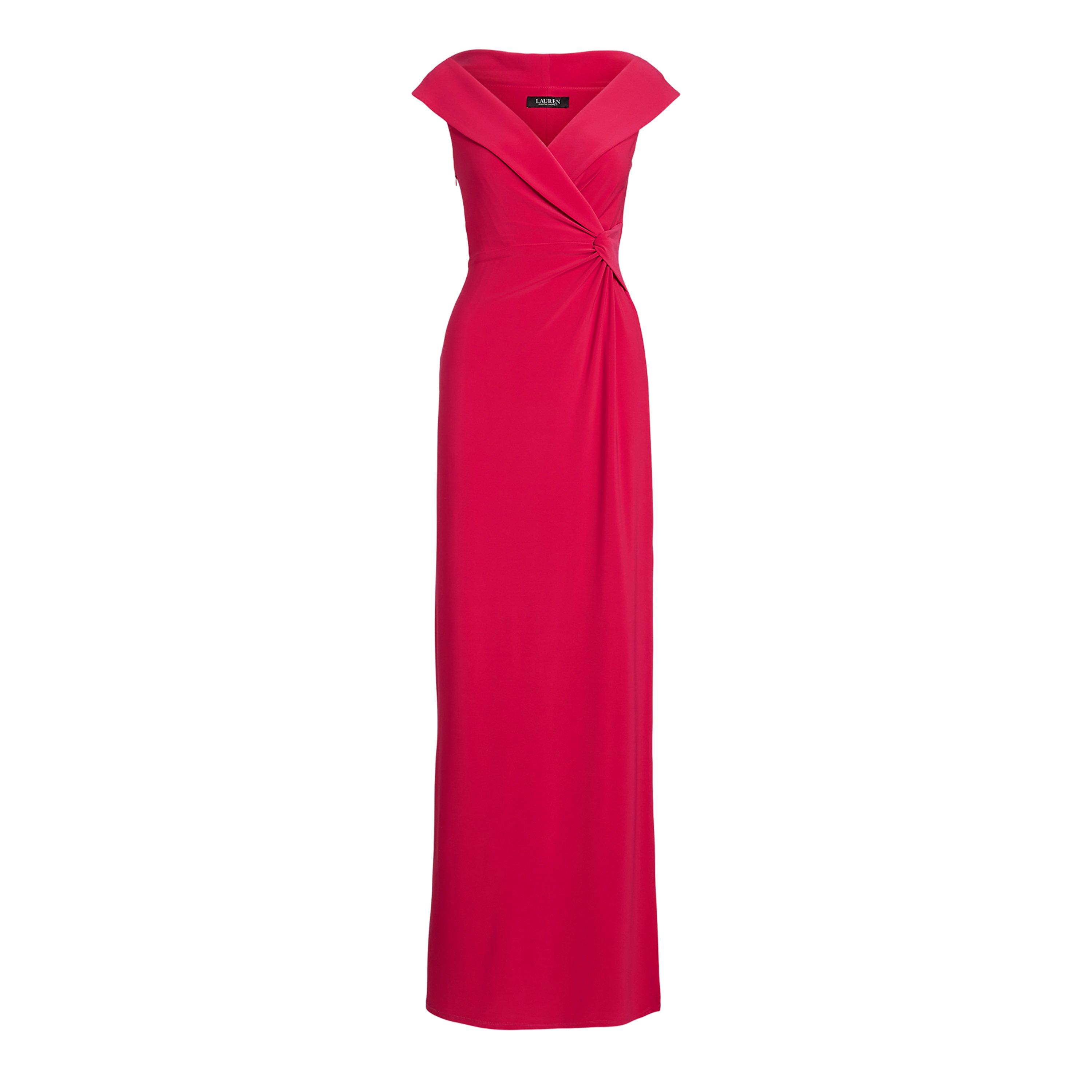 Sport Pink - Lauren by Ralph Lauren - Leonidas Twist Gown - 5