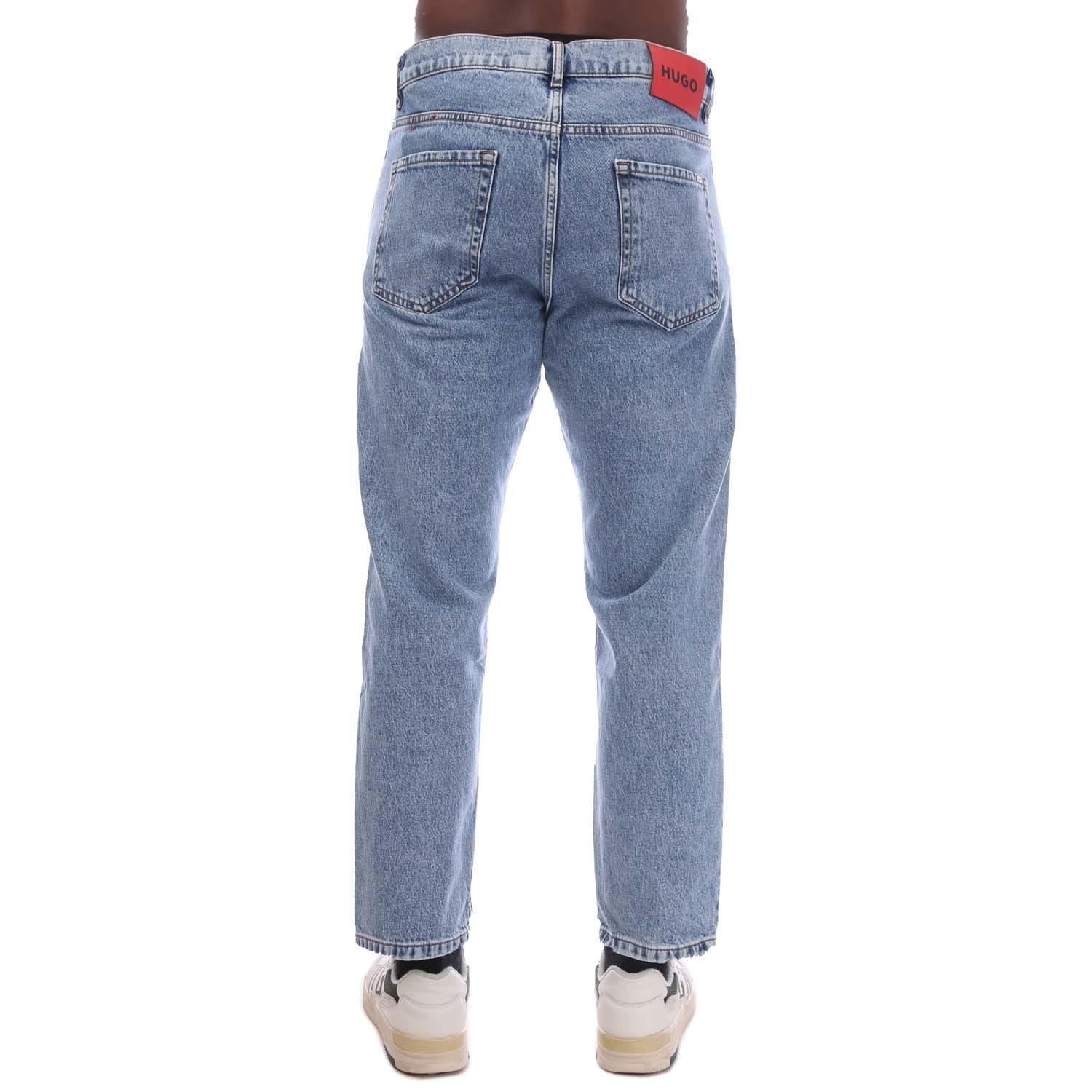 Light Blue - Hugo - Loose-Fit Jeans - 2
