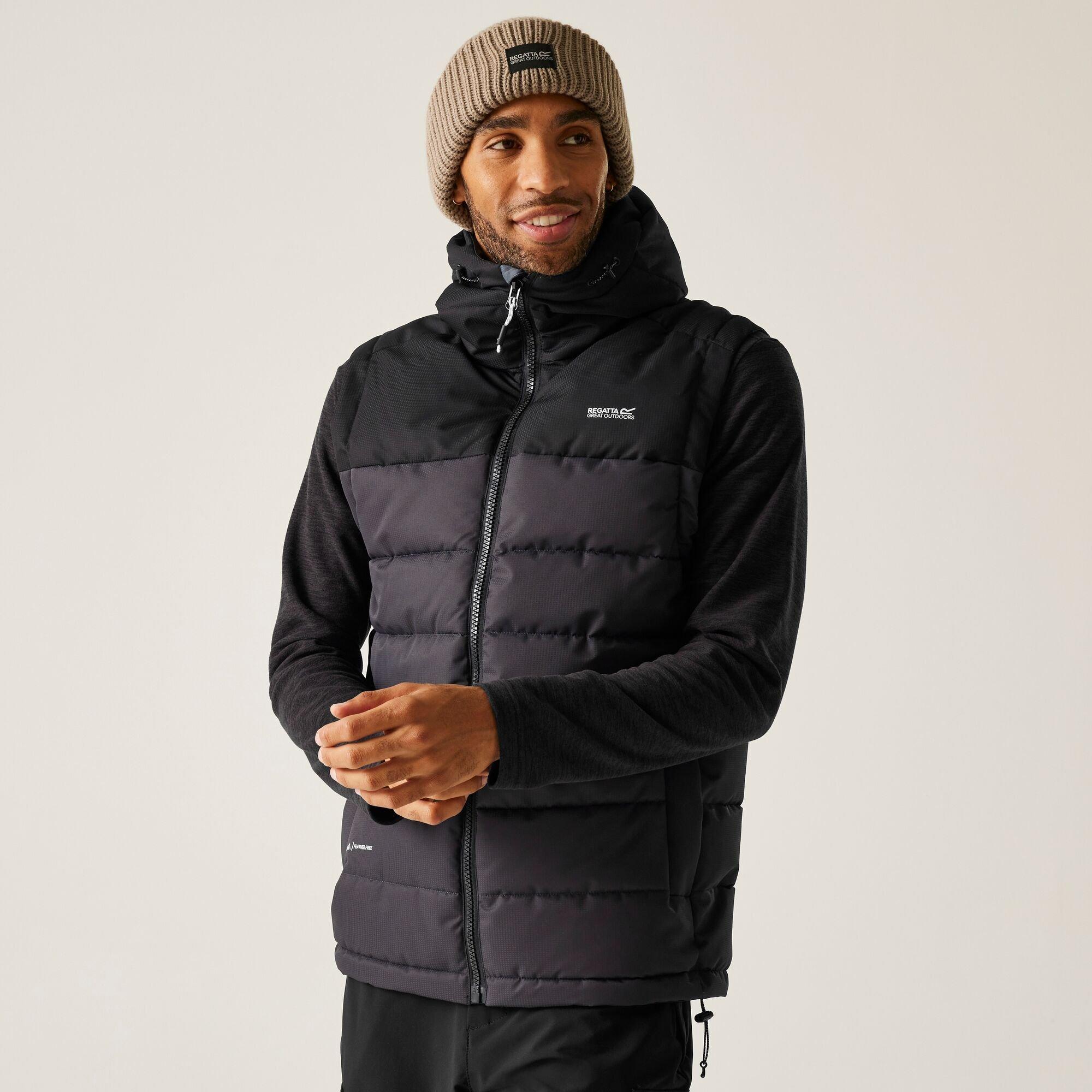 Regatta Men's Aldthorn Bodywarmer Water-Repellent Insulated Sleeveless Gilet - Black - L