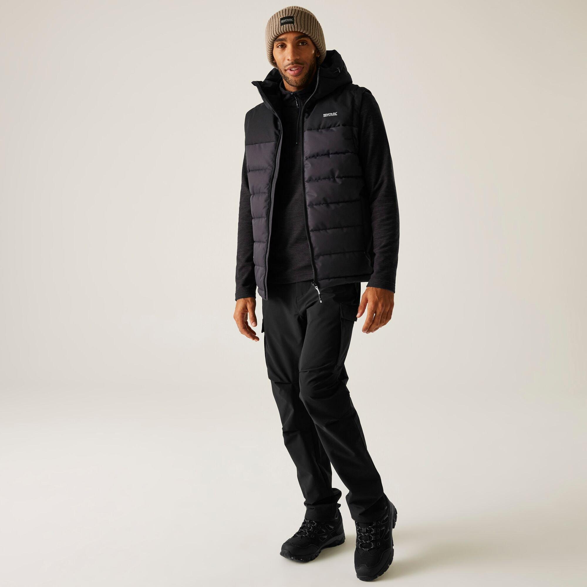 Black - Regatta - Men's Aldthorn Bodywarmer Water-Repellent Insulated Sleeveless Gilet - 3