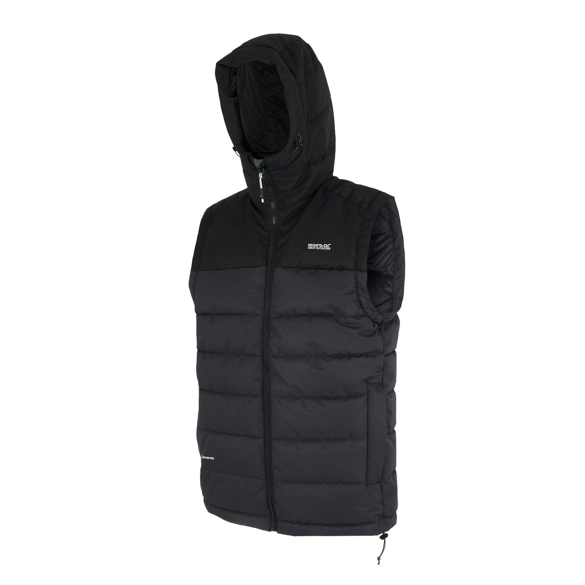 Black - Regatta - Men's Aldthorn Bodywarmer Water-Repellent Insulated Sleeveless Gilet - 8