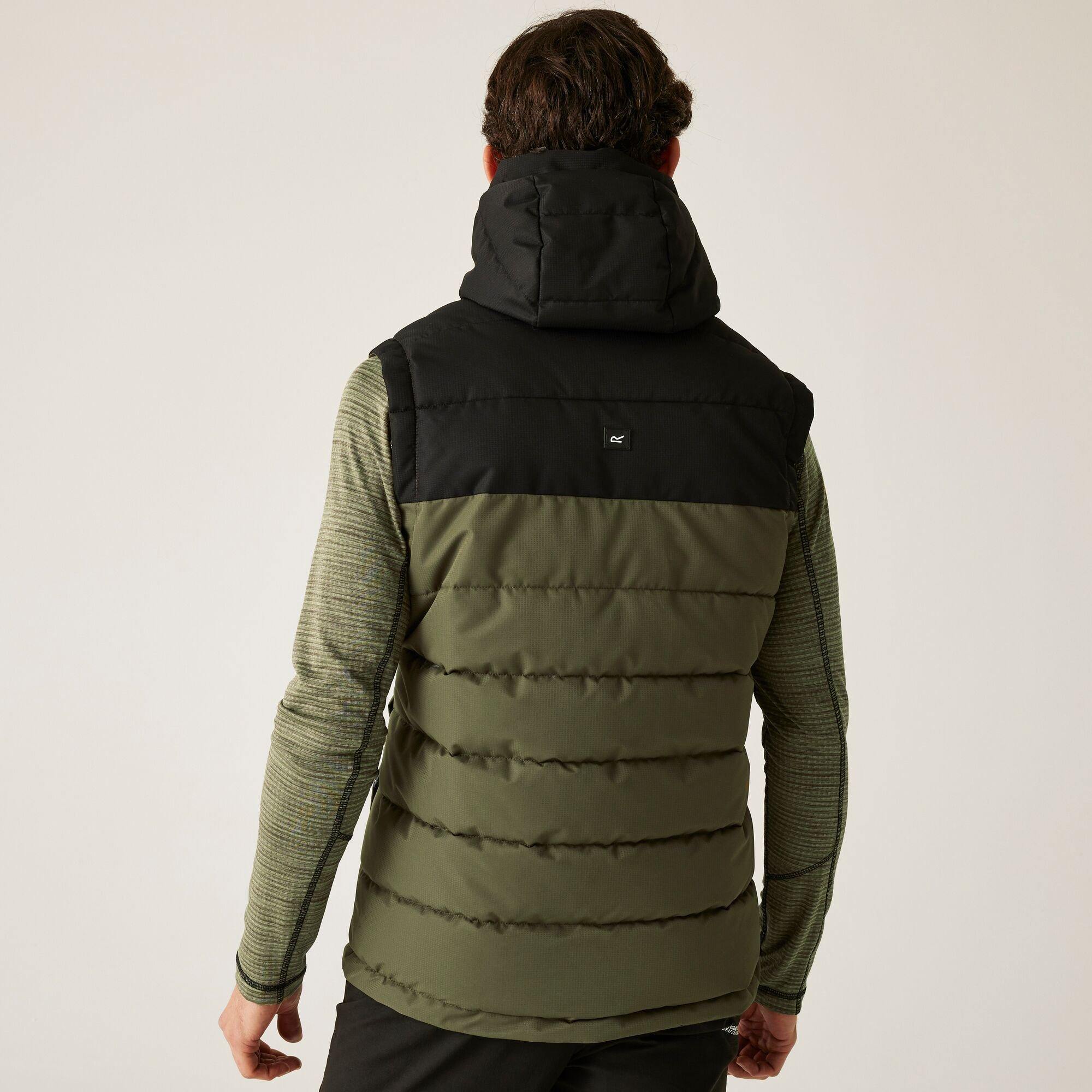 Olive Green - Regatta - Men's Aldthorn Bodywarmer Water-Repellent Insulated Sleeveless Gilet - 2